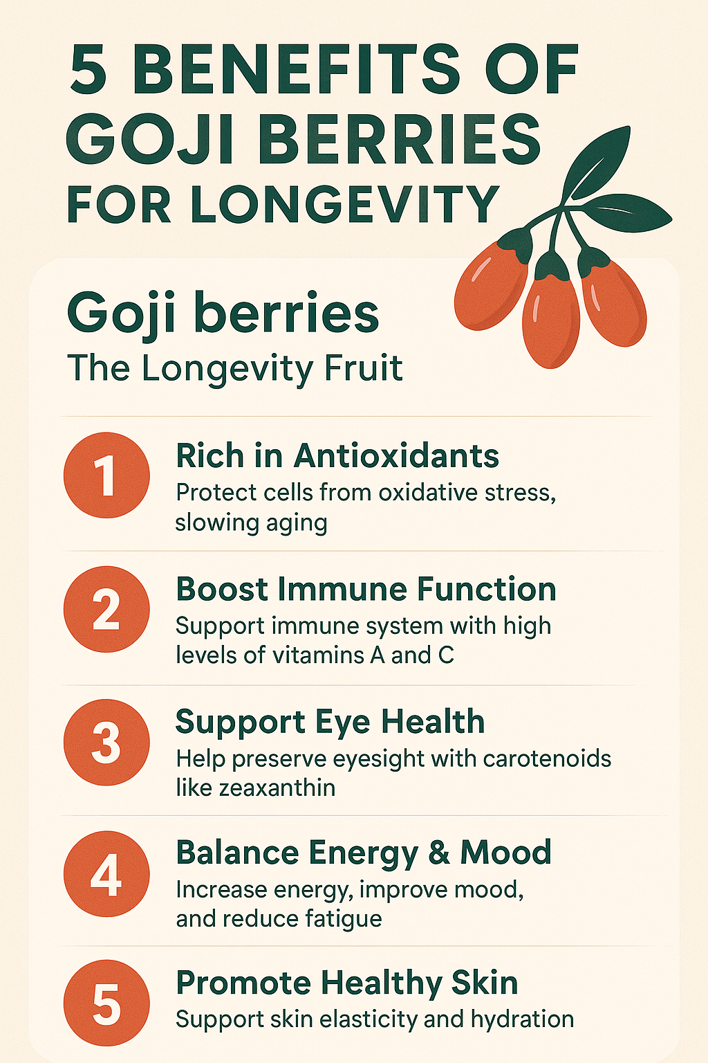 Goji Berries: The Longevity Fruit You Need in Your Diet