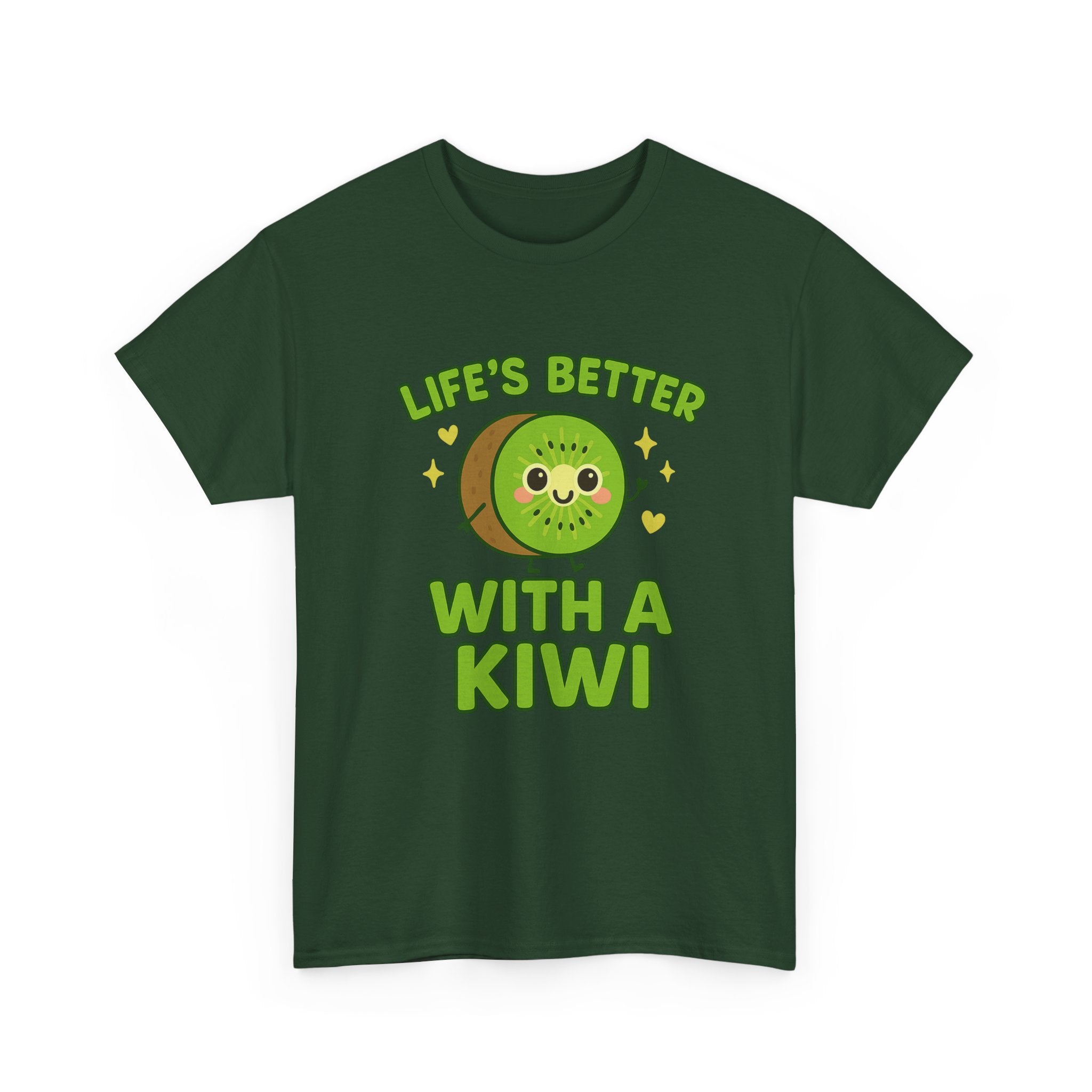 Playful Kiwi Tee - Life's Better with a Kiwi, Fun T-Shirt, Unisex Cotton Shirt, Gift for Fruit Lovers, Cute Apparel