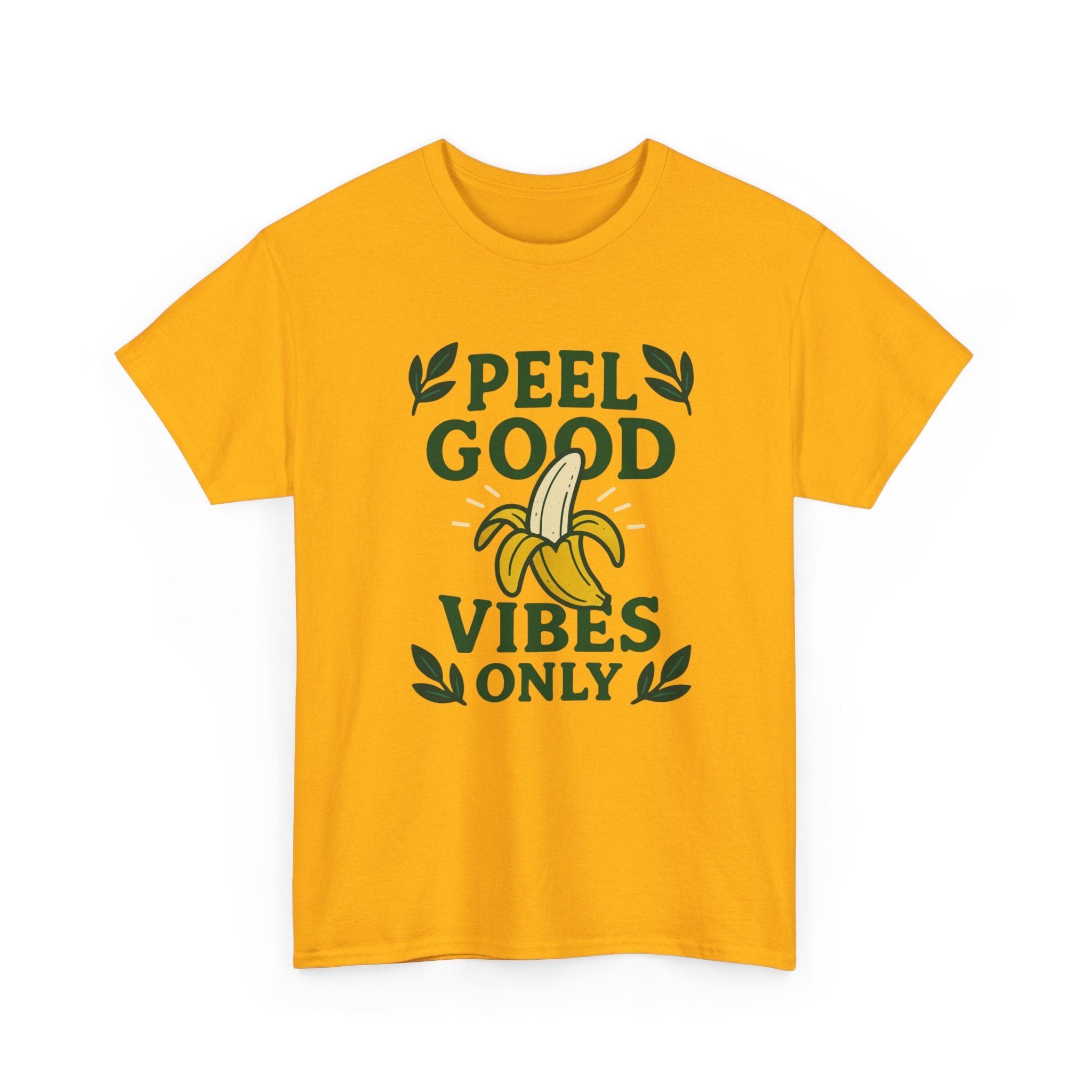 Peel Good Vibes Only Tee, Fun Casual T-Shirt, Summer Vibes Shirt, Gift for Banana Lovers, Cute Graphic Tee