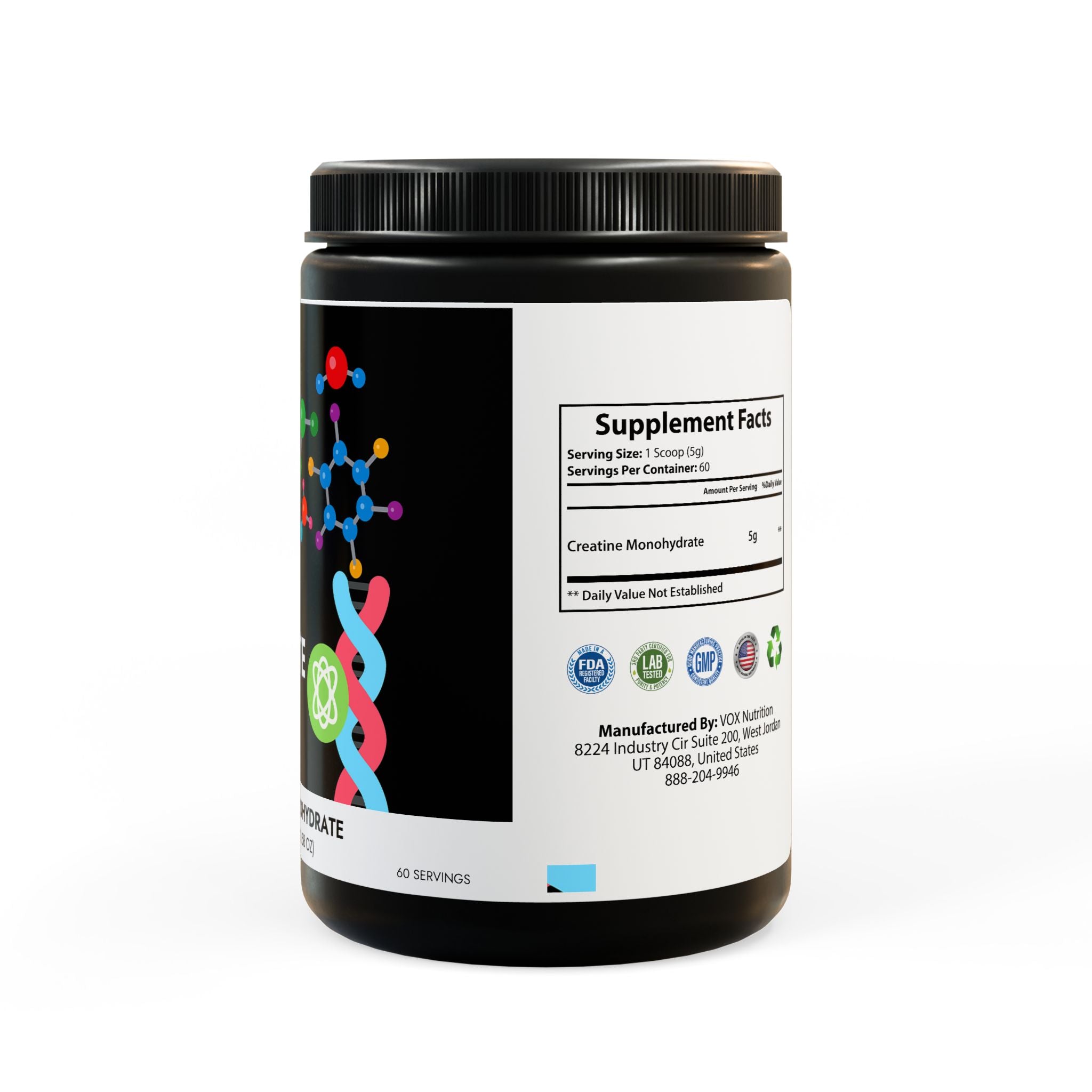 Creatine Monohydrate Supplement (300g, 10.58oz)