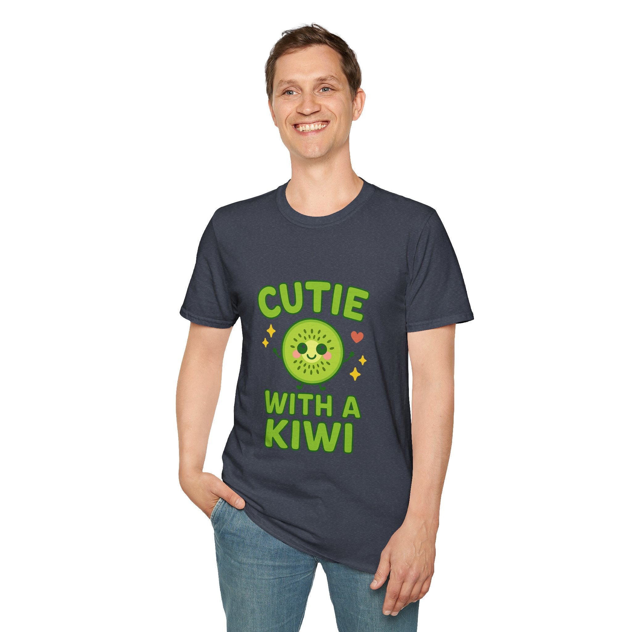 Cute Kiwi Unisex T-Shirt, Funny Tee, Gift for Fruit Lovers, Birthday, Holiday Apparel, Casual Wear, Graphic Shirt