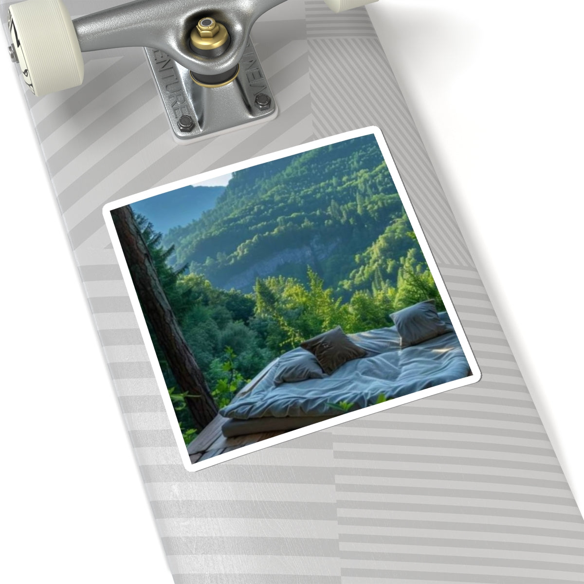 Nature-Inspired Kiss-Cut Stickers, Eco-Friendly Stickers, Laptop Decor, Forest Stickers, Gift for Nature Lovers, Outdoor Enthusiast