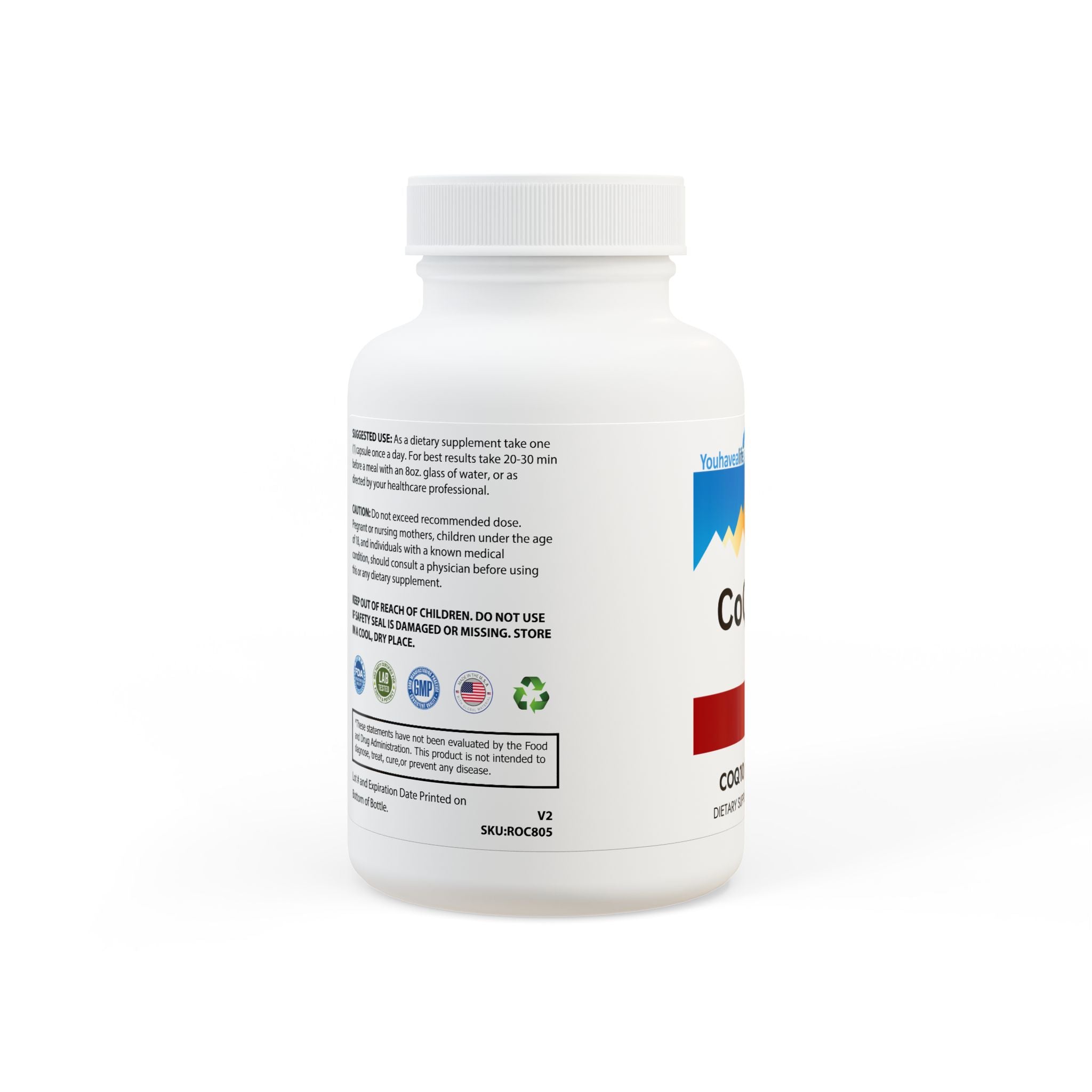 CoQ10 (Ubiquinone) Supplement (30 Capsules)