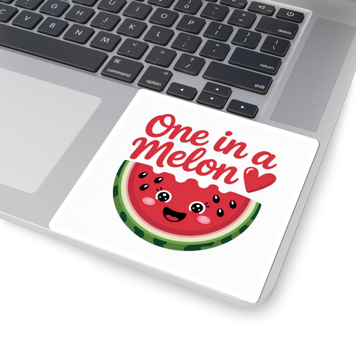 Cute Watermelon Kiss-Cut Stickers – "One in a Melon" Design
