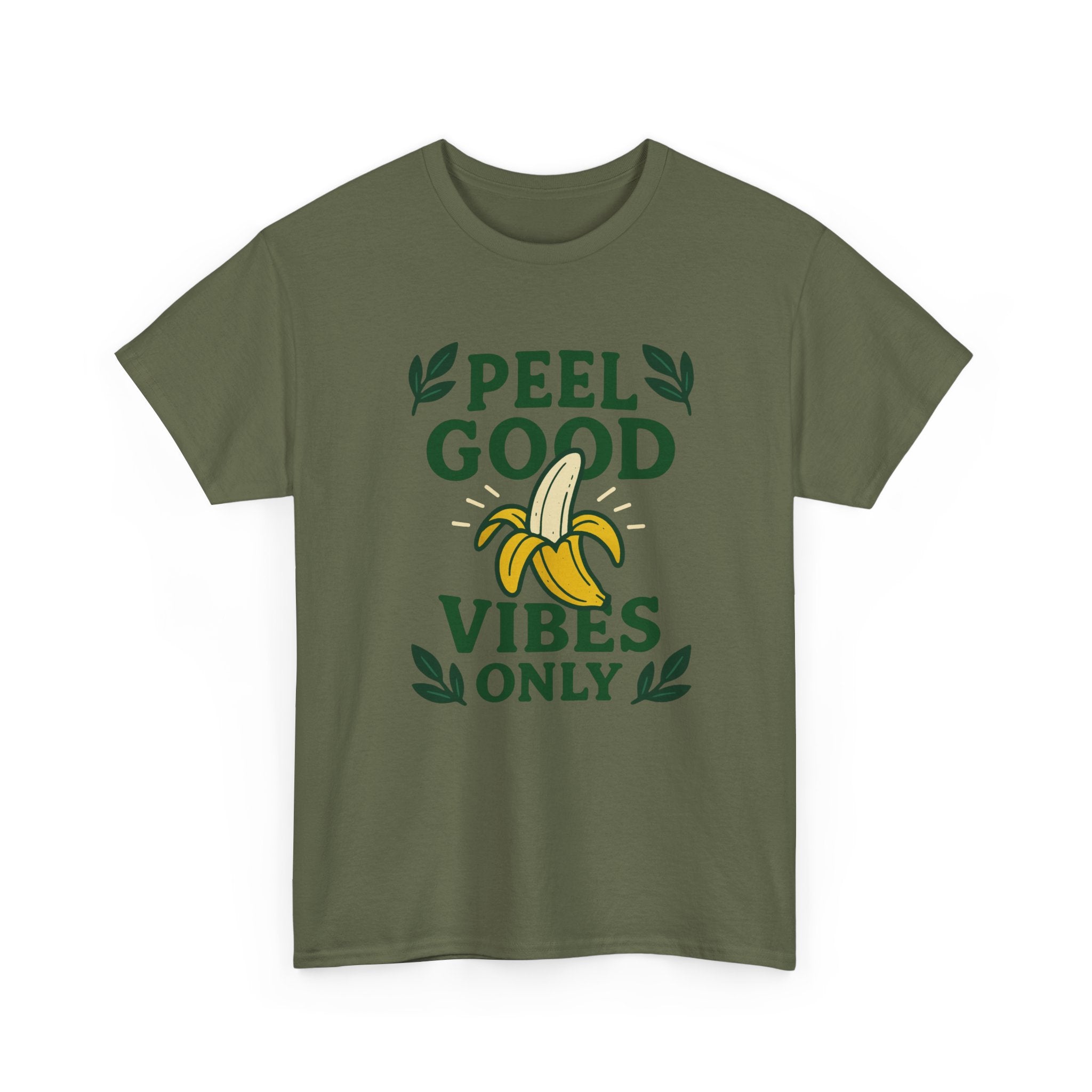 Peel Good Vibes Only Tee, Fun Casual T-Shirt, Summer Vibes Shirt, Gift for Banana Lovers, Cute Graphic Tee