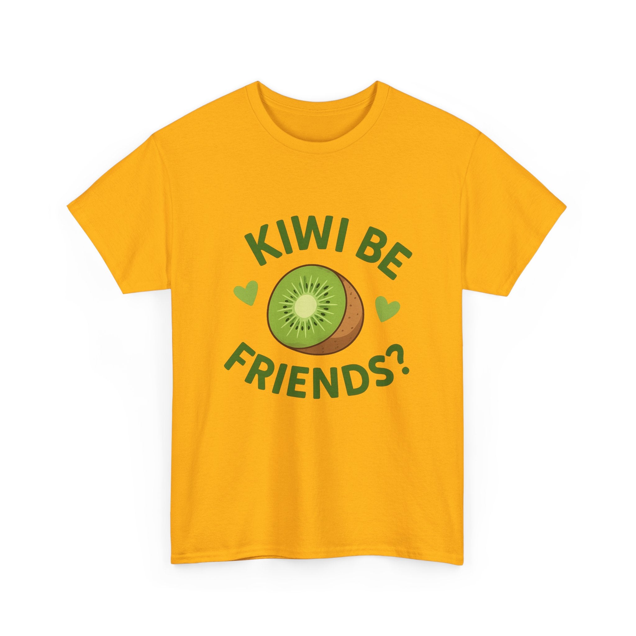 Cute Kiwi Friends Unisex Tee - Fun Graphic T-Shirt for Fruit Lovers, Perfect for Casual Wear, Gifts, Birthdays, and Summer