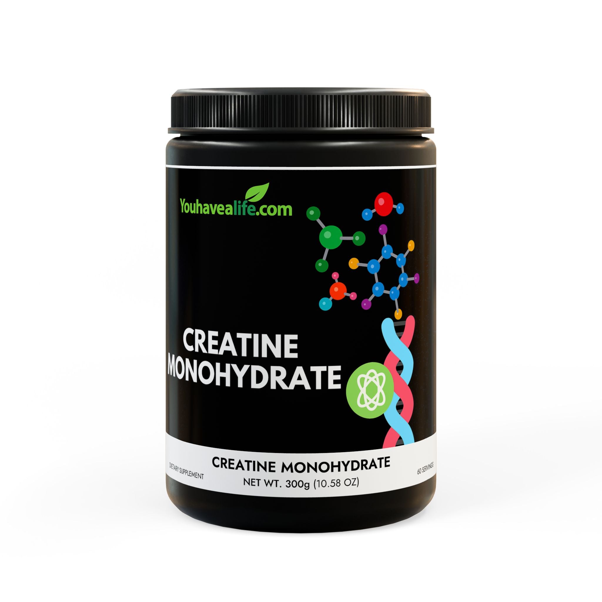 Creatine Monohydrate Supplement (300g, 10.58oz)