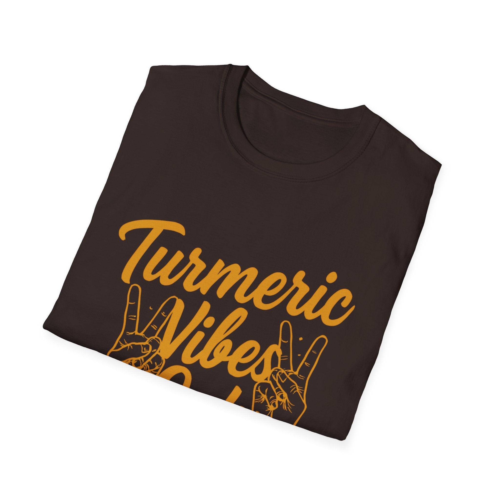 Turmeric Vibes Unisex T-Shirt, Positive Affirmation Tee, Comfortable Casual Wear, Summer Outfit, Gift for Wellness Enthusiasts