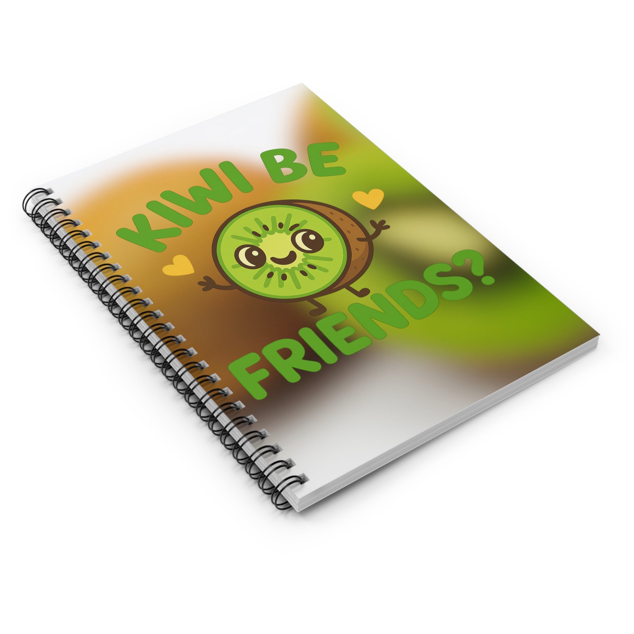 Adorable Kiwi Friends Spiral Notebook - Cute Journal for Kids, School Supplies, Gift for Friends, Fun Note-taking, Stationery