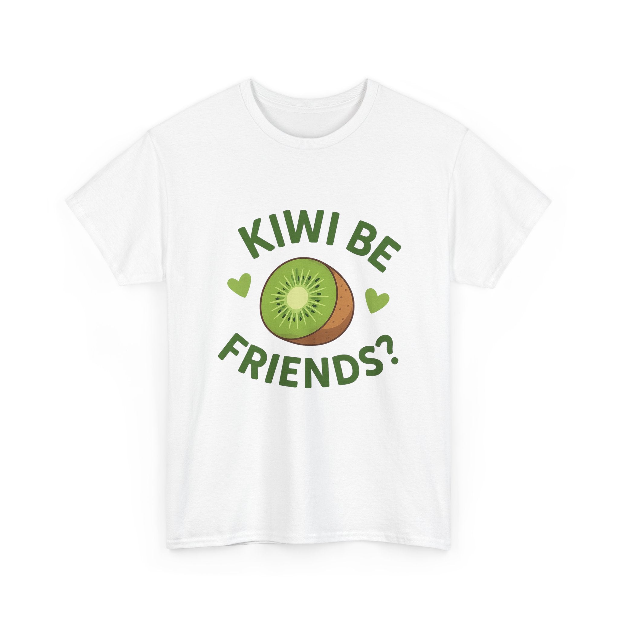 Cute Kiwi Friends Unisex Tee - Fun Graphic T-Shirt for Fruit Lovers, Perfect for Casual Wear, Gifts, Birthdays, and Summer