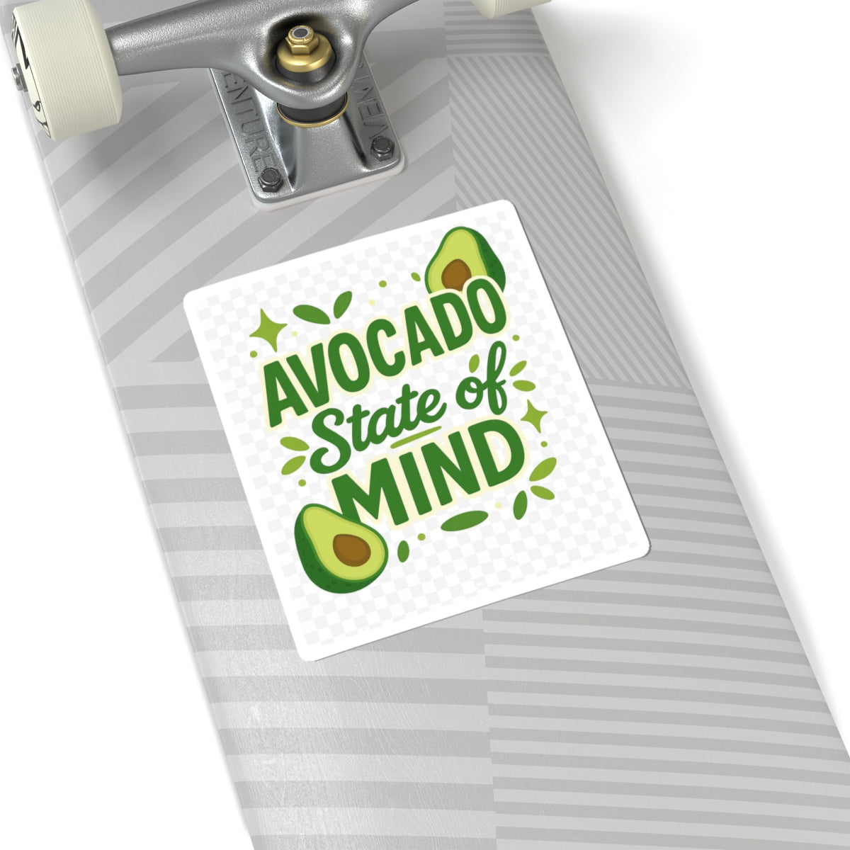 Avocado State of Mind Stickers, Cute Avocado Stickers, Laptop Stickers, Planner Decor, Gift for Foodies, Eco-Friendly Stickers
