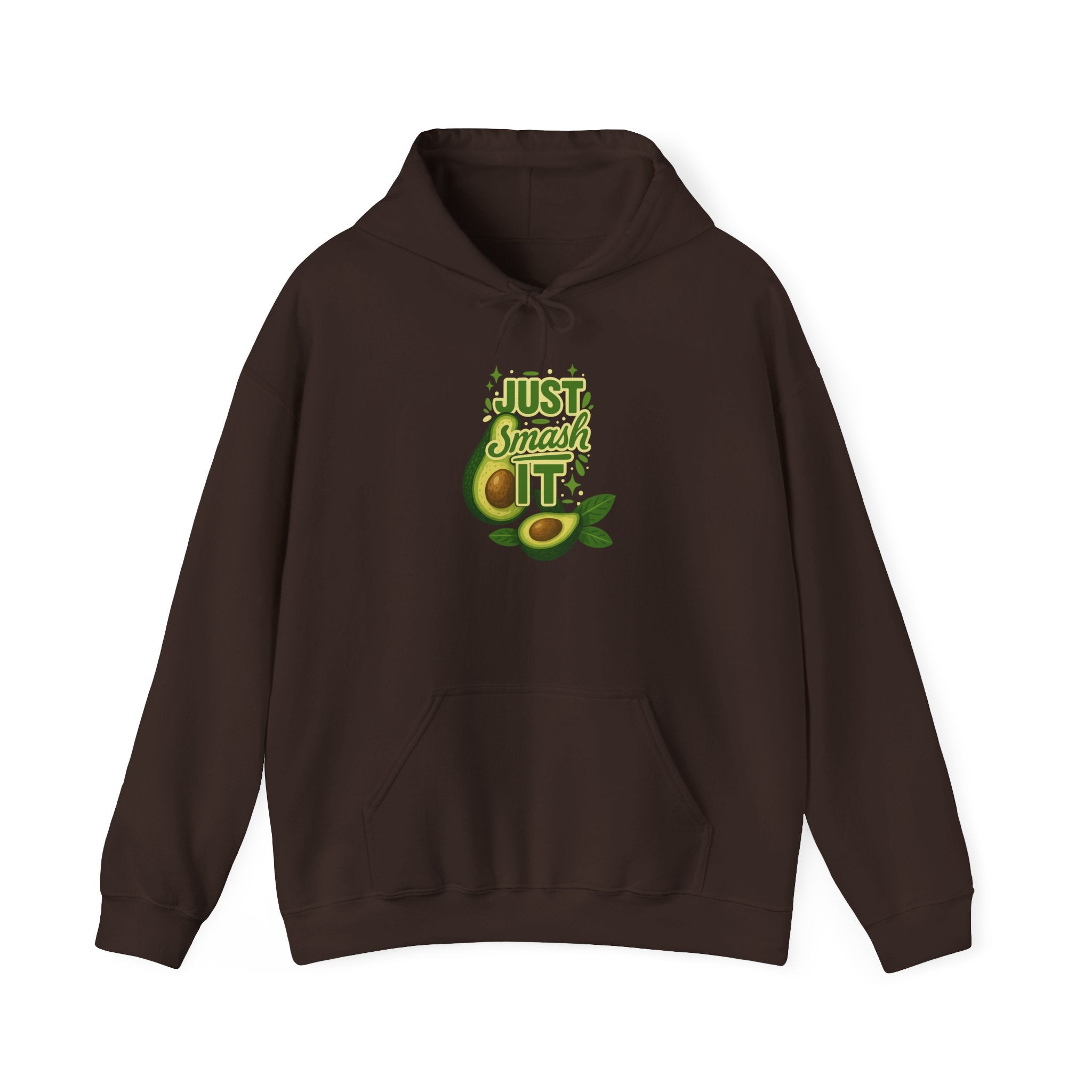 Avocado Lover Hoodie | Just Smash It Sweatshirt, Cute Foodie Gift, Cozy Casual Wear, Fall Fashion, Kitchen Decor