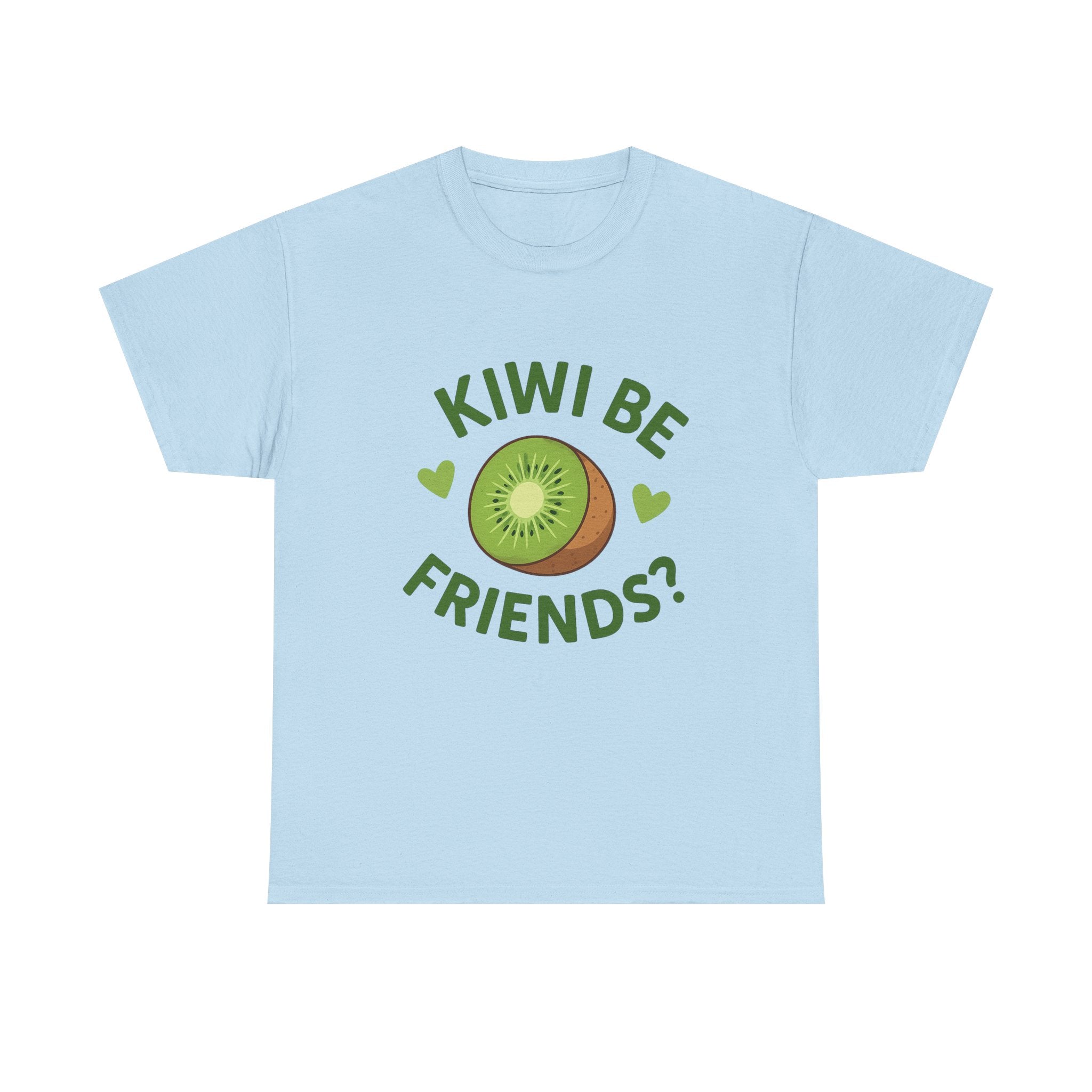 Cute Kiwi Friends Unisex Tee - Fun Graphic T-Shirt for Fruit Lovers, Perfect for Casual Wear, Gifts, Birthdays, and Summer
