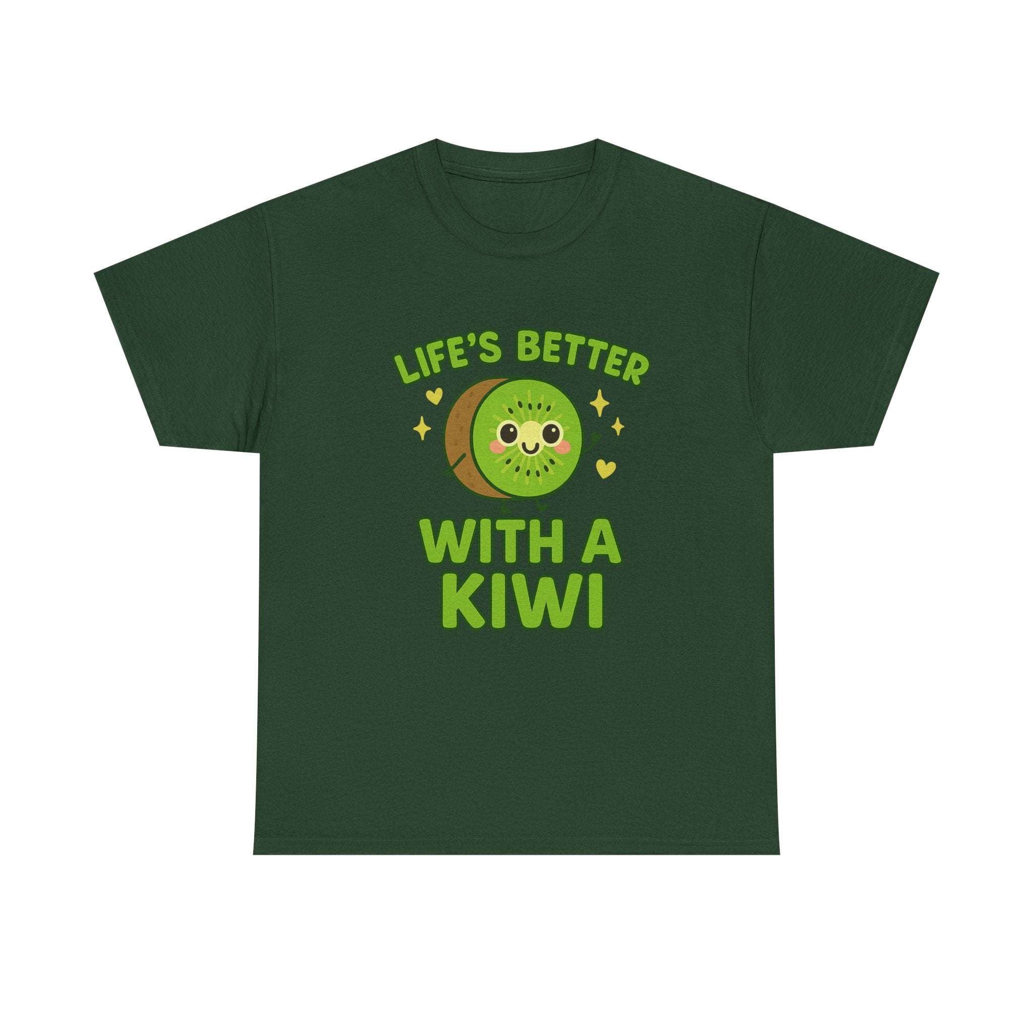 Playful Kiwi Tee - Life's Better with a Kiwi, Fun T-Shirt, Unisex Cotton Shirt, Gift for Fruit Lovers, Cute Apparel