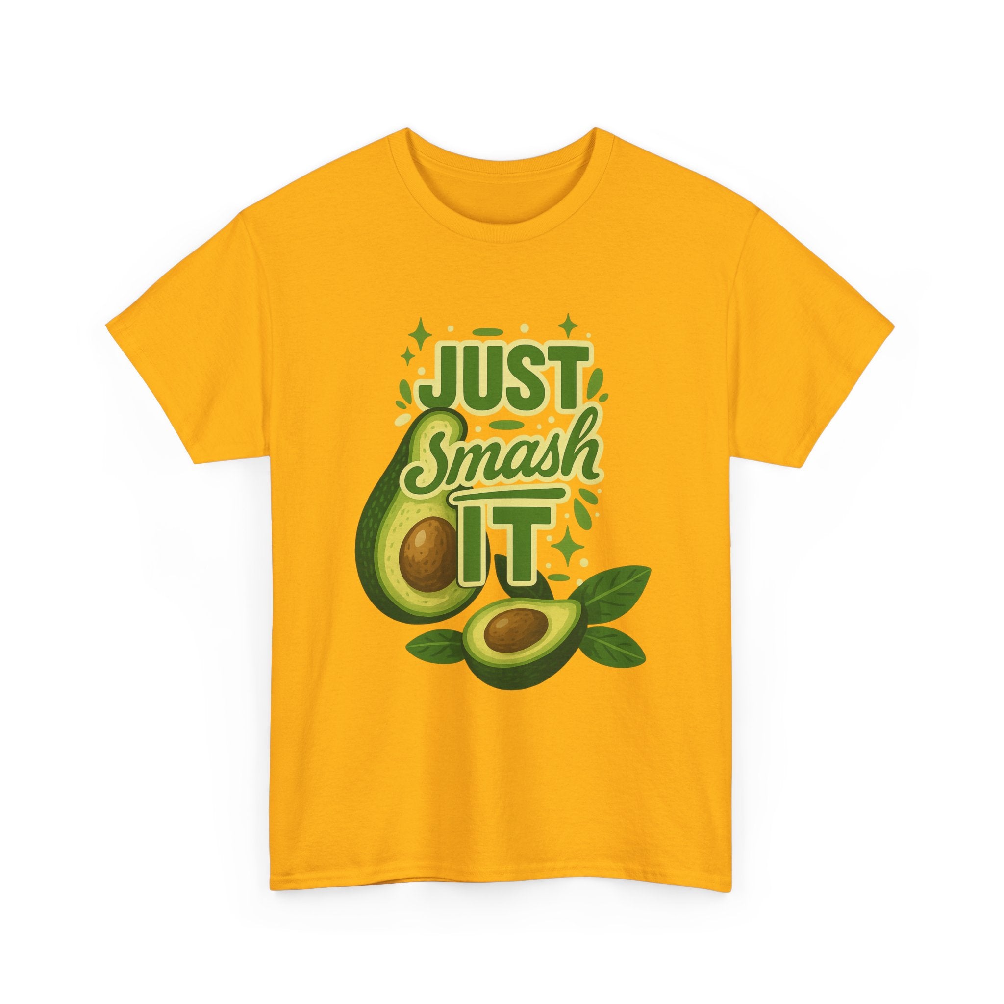 Avocado Lover Tee, Just Smash It T-Shirt, Funny Foodie Tee, Gift for Foodie Friends, Avocado Day Apparel, Casual Everyday Wear