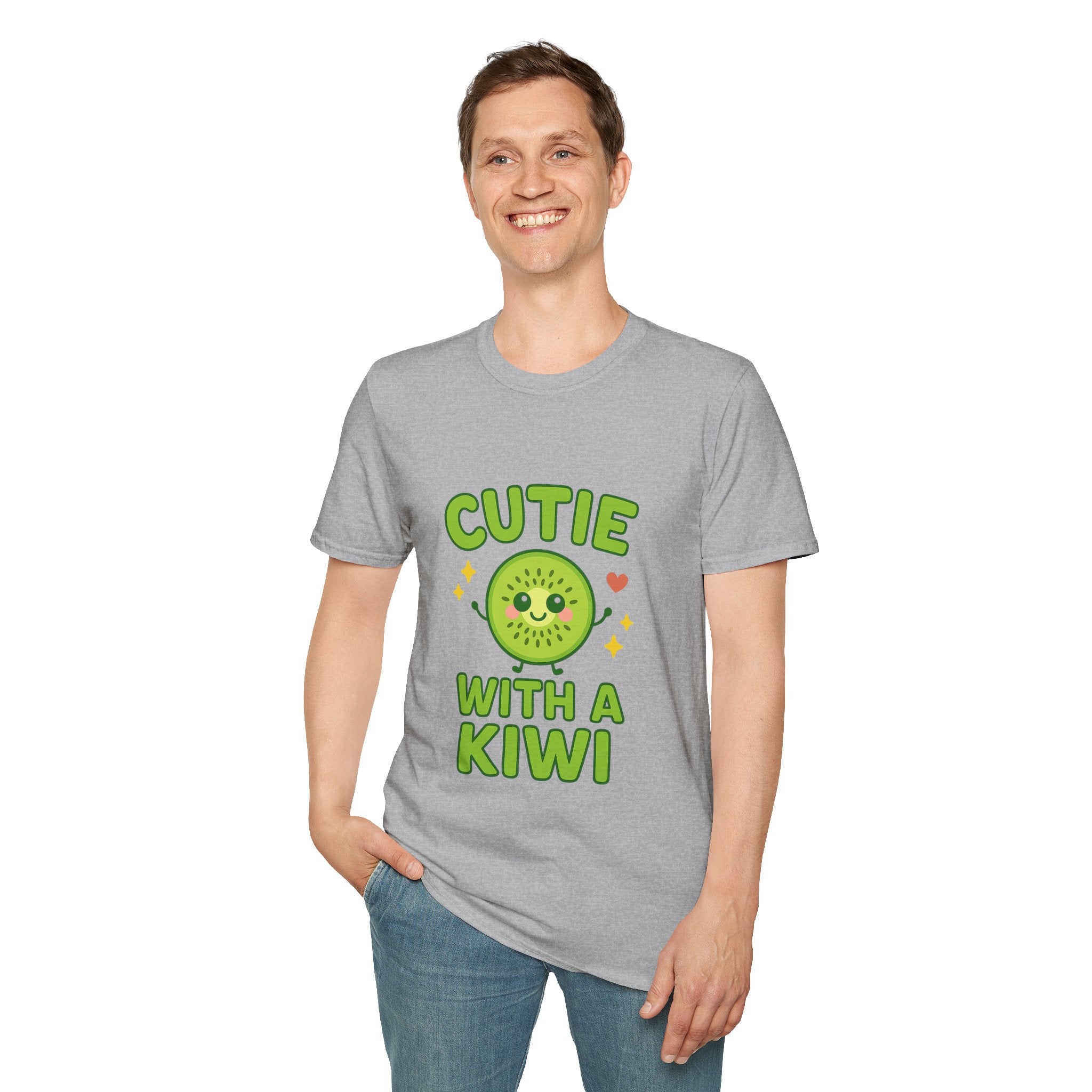 Cute Kiwi Unisex T-Shirt, Funny Tee, Gift for Fruit Lovers, Birthday, Holiday Apparel, Casual Wear, Graphic Shirt