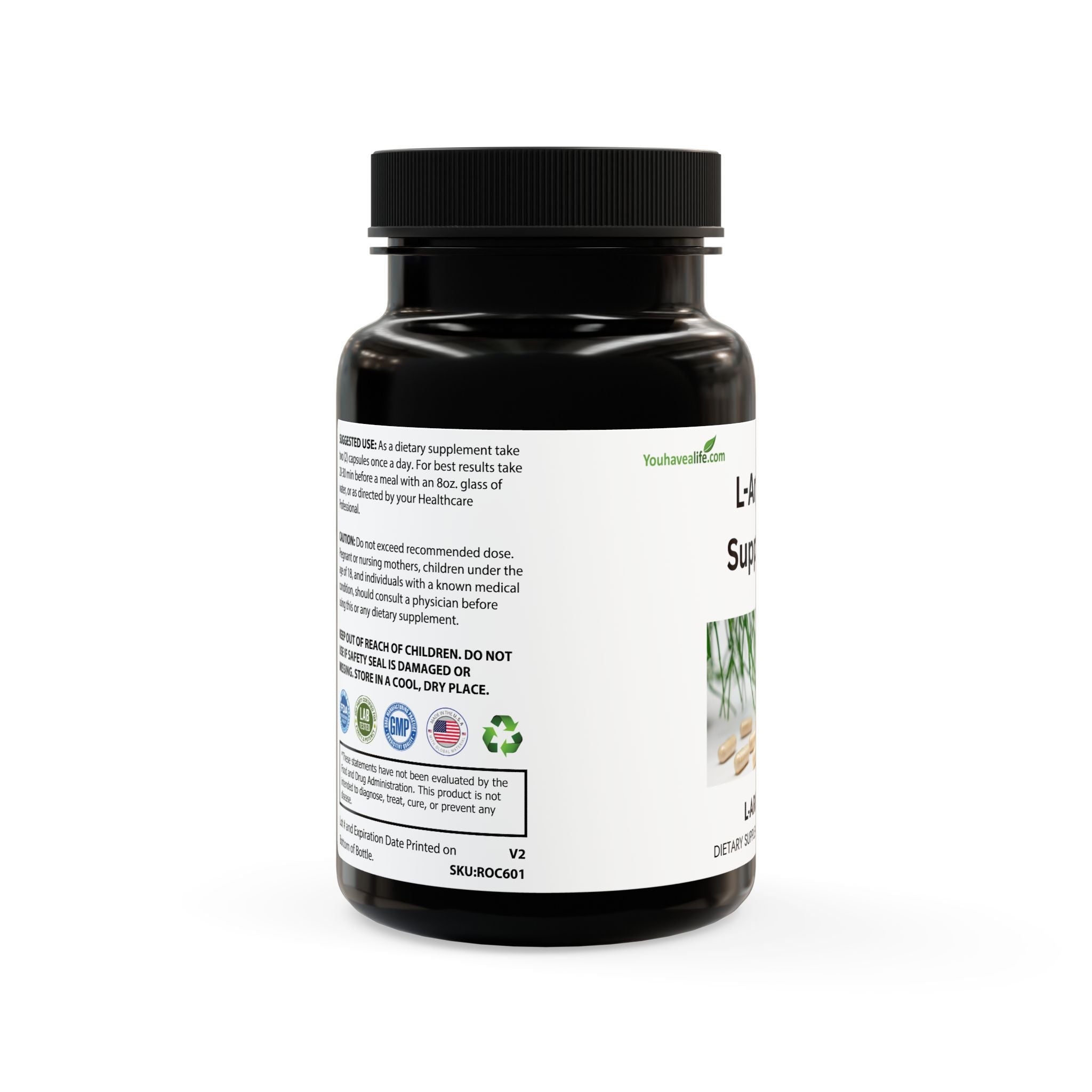 L-Arginine Supplement (60 Capsules)