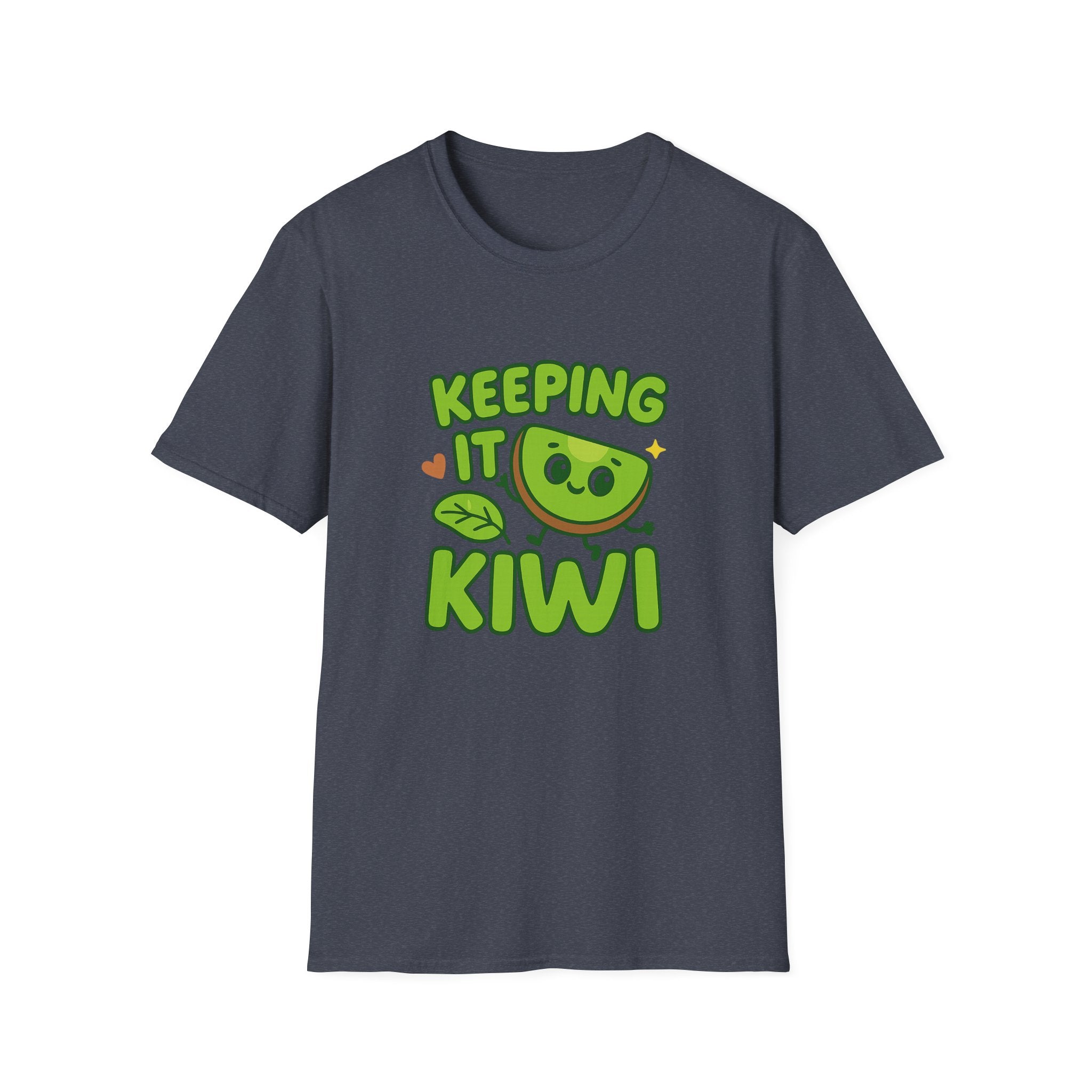 Whimsical Kiwi Graphic Tee | Funny Fruit Shirt, Eco-Friendly Gift, Summer Style, Casual Look, Gift for Fruit Lovers