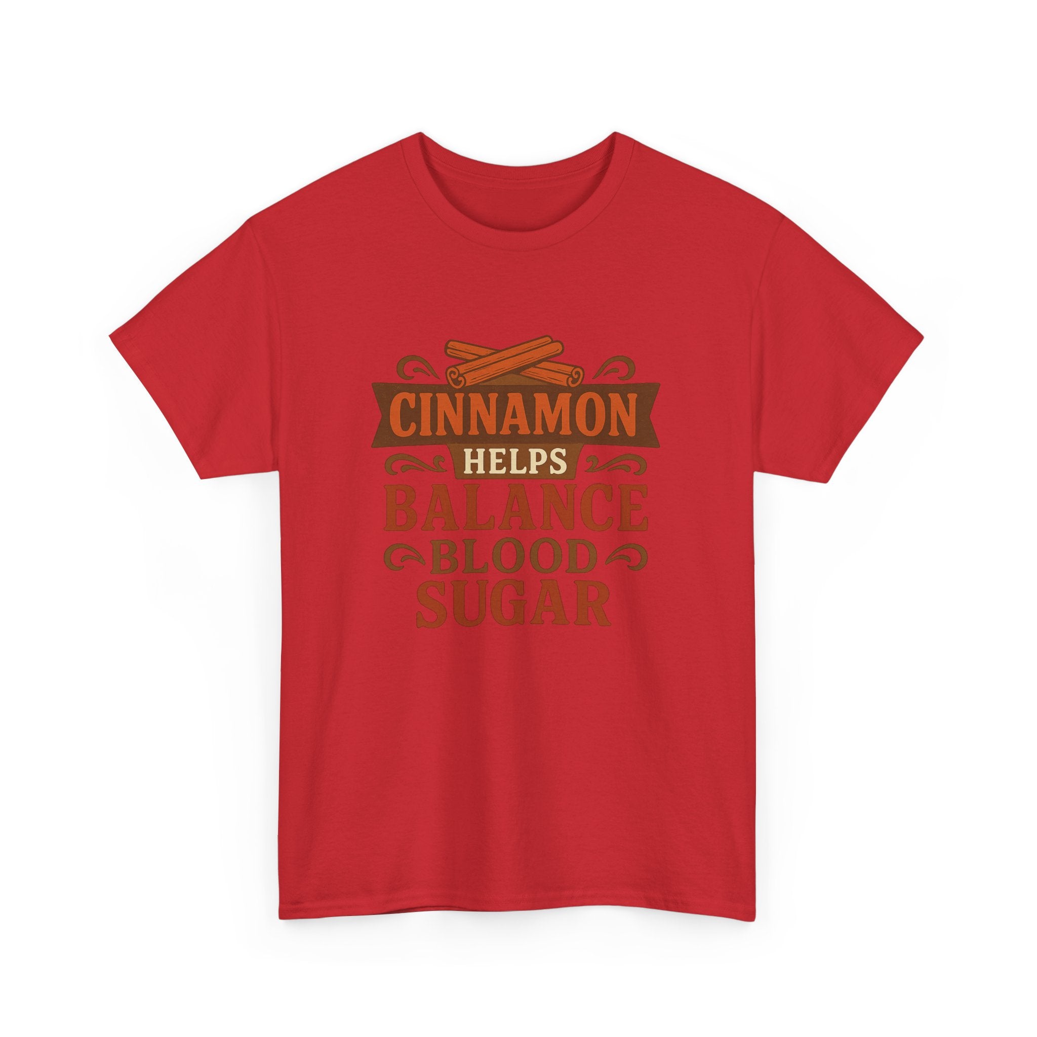 Cinnamon Wellness Tee - Balance Blood Sugar T-Shirt, Health Gift, Unisex Cotton Shirt, Herbal Remedies Apparel, Gift for Health Enthusiasts