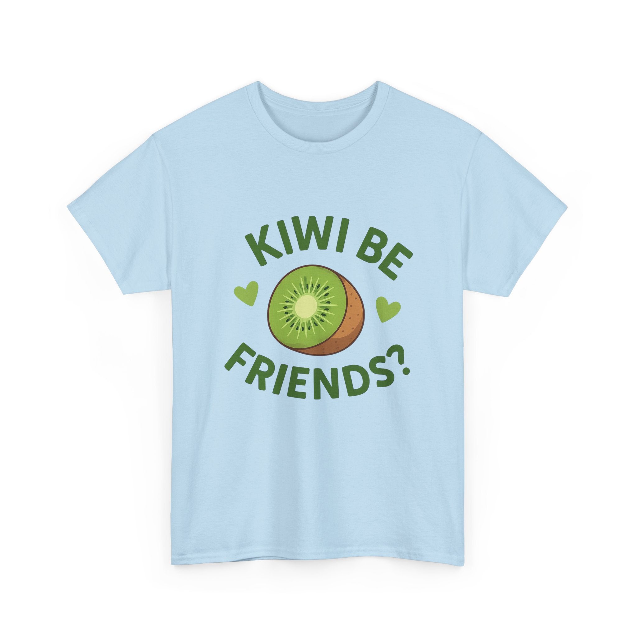 Cute Kiwi Friends Unisex Tee - Fun Graphic T-Shirt for Fruit Lovers, Perfect for Casual Wear, Gifts, Birthdays, and Summer