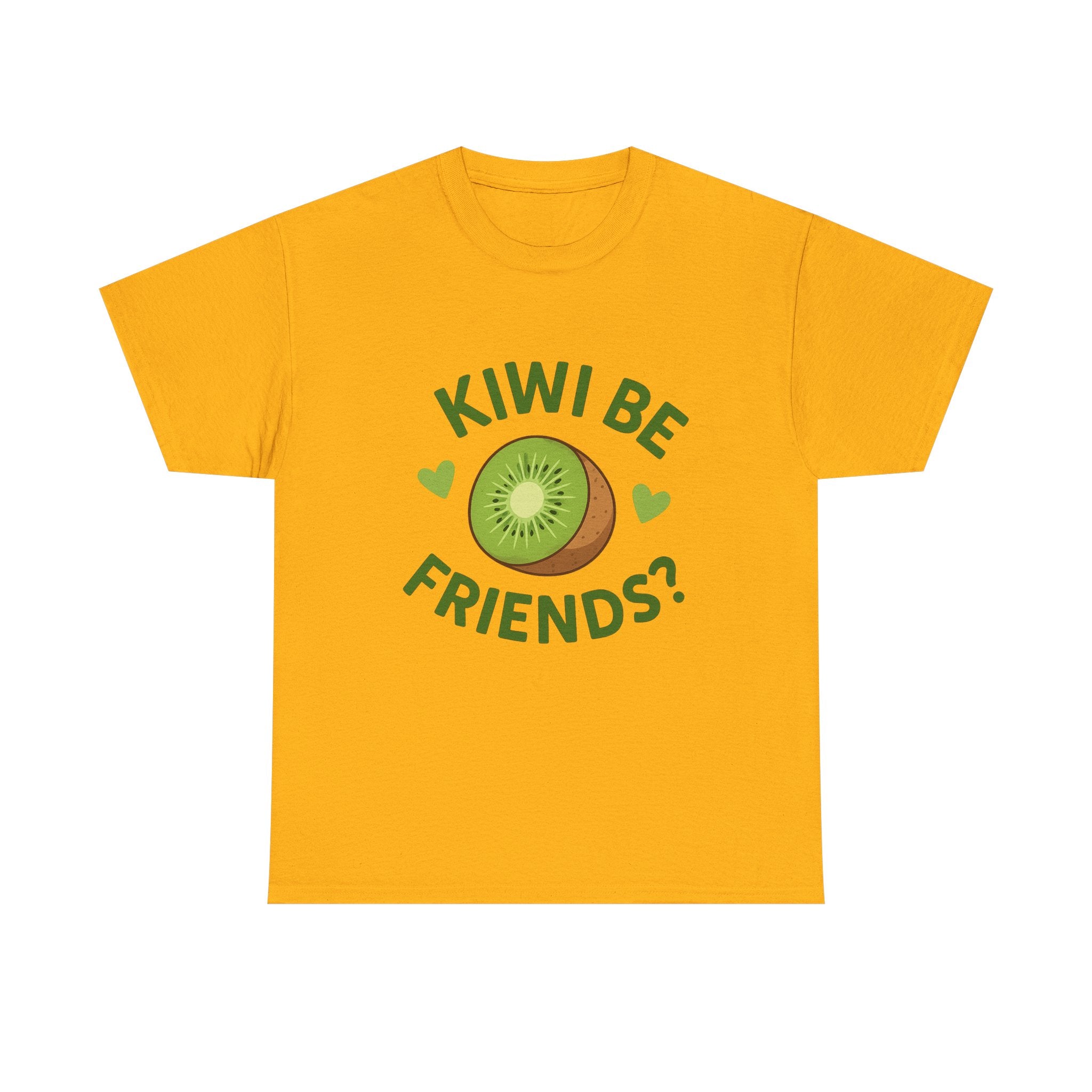 Cute Kiwi Friends Unisex Tee - Fun Graphic T-Shirt for Fruit Lovers, Perfect for Casual Wear, Gifts, Birthdays, and Summer