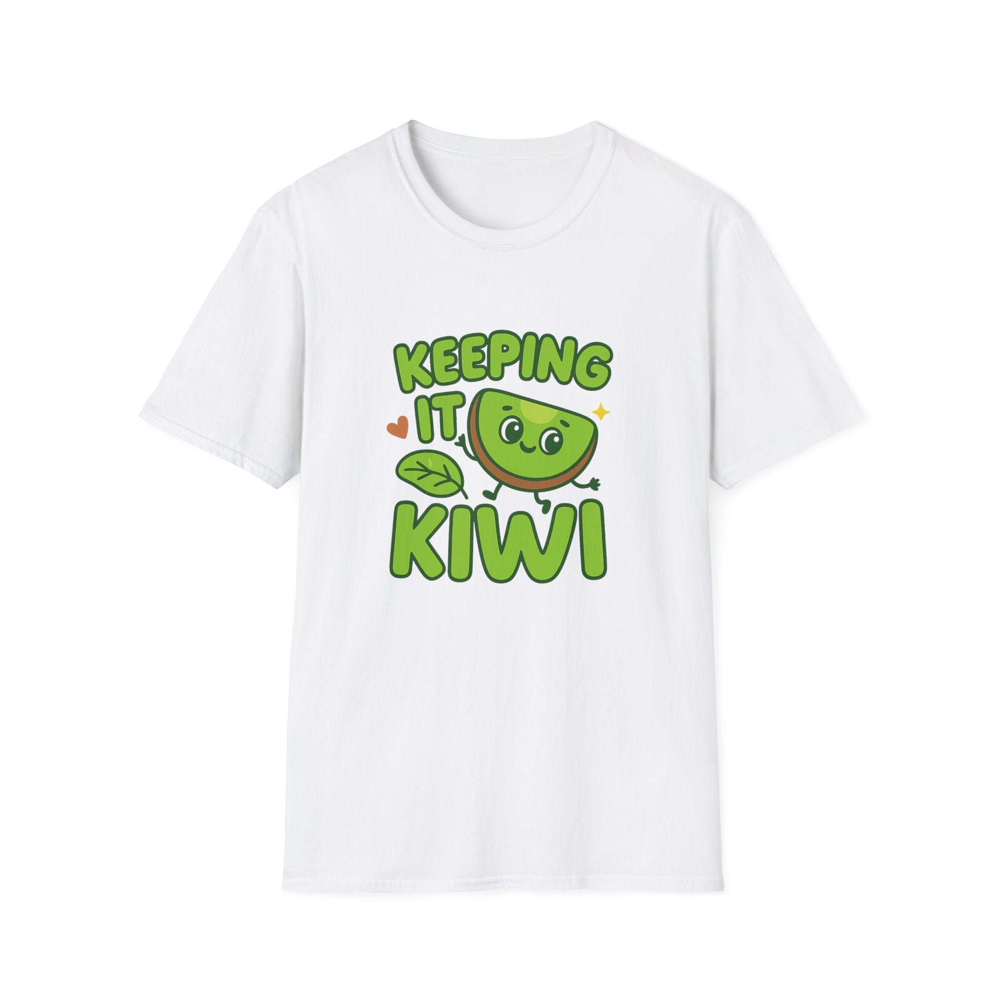 Whimsical Kiwi Graphic Tee | Funny Fruit Shirt, Eco-Friendly Gift, Summer Style, Casual Look, Gift for Fruit Lovers