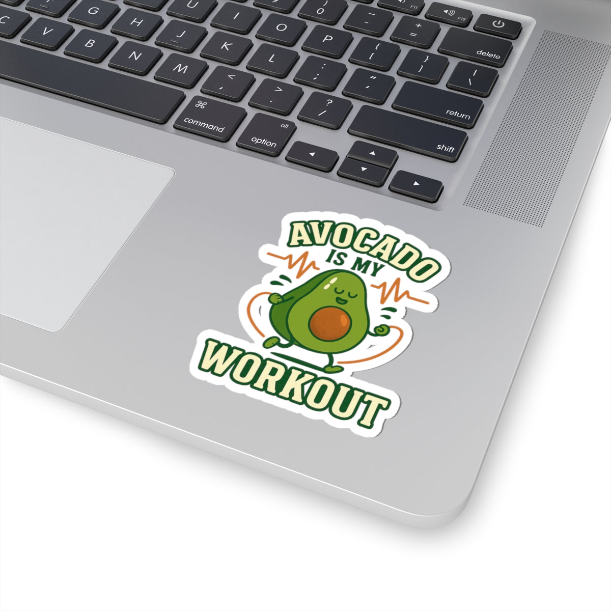 Avocado Workout Stickers, Funny Fitness Stickers, Laptop Decals, Cute Avocado Art, Wellness Gifts