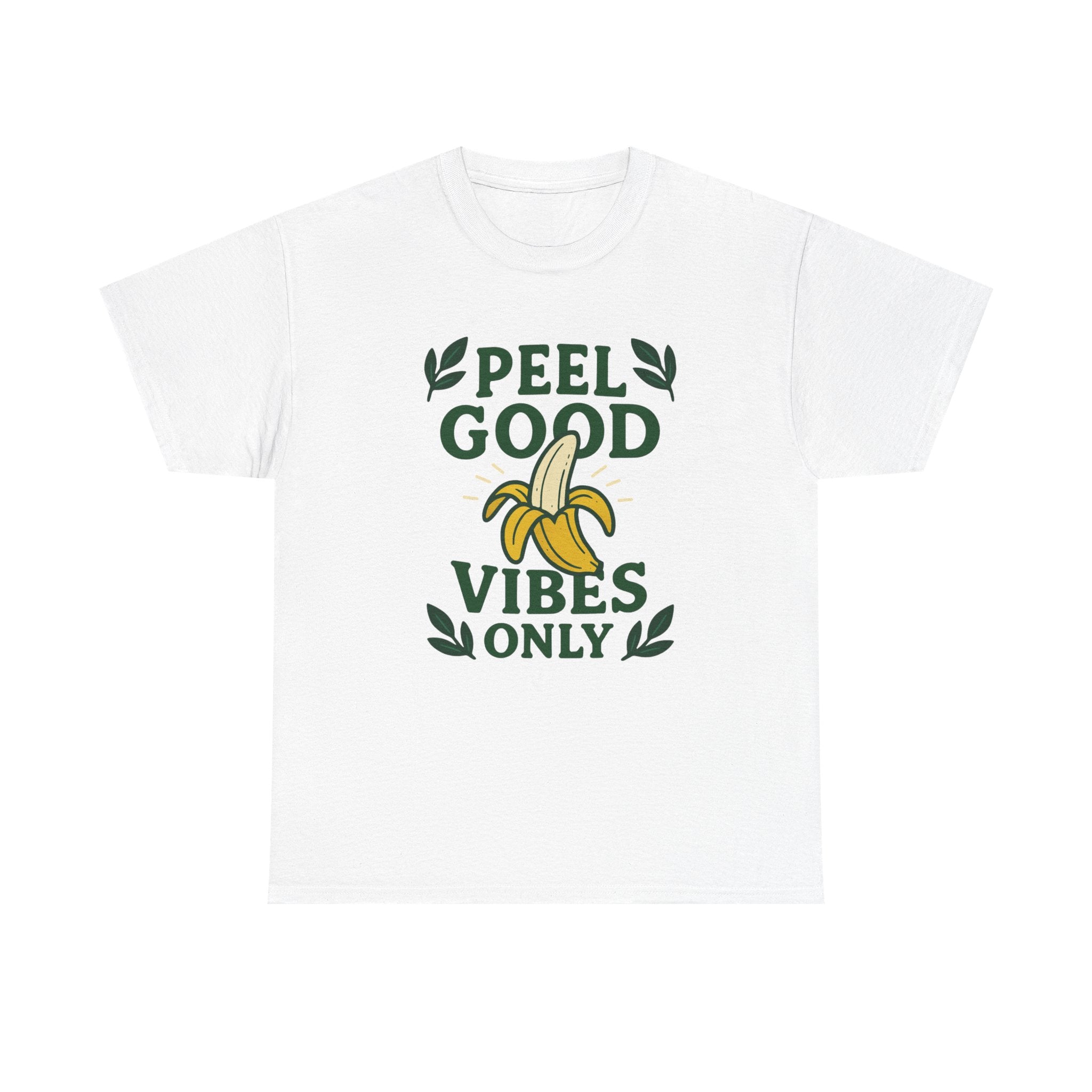 Peel Good Vibes Only Tee, Fun Casual T-Shirt, Summer Vibes Shirt, Gift for Banana Lovers, Cute Graphic Tee