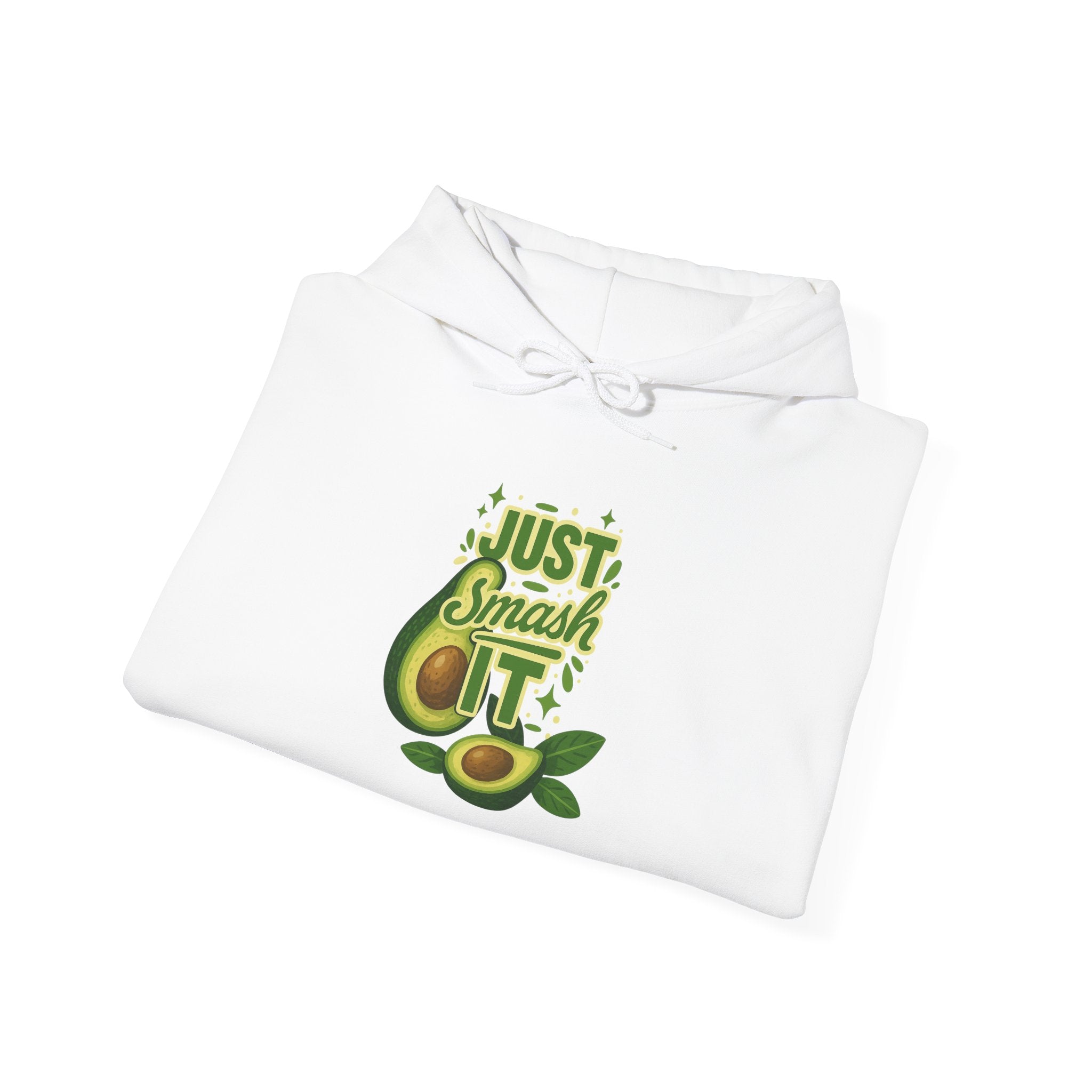 Avocado Lover Hoodie | Just Smash It Sweatshirt, Cute Foodie Gift, Cozy Casual Wear, Fall Fashion, Kitchen Decor
