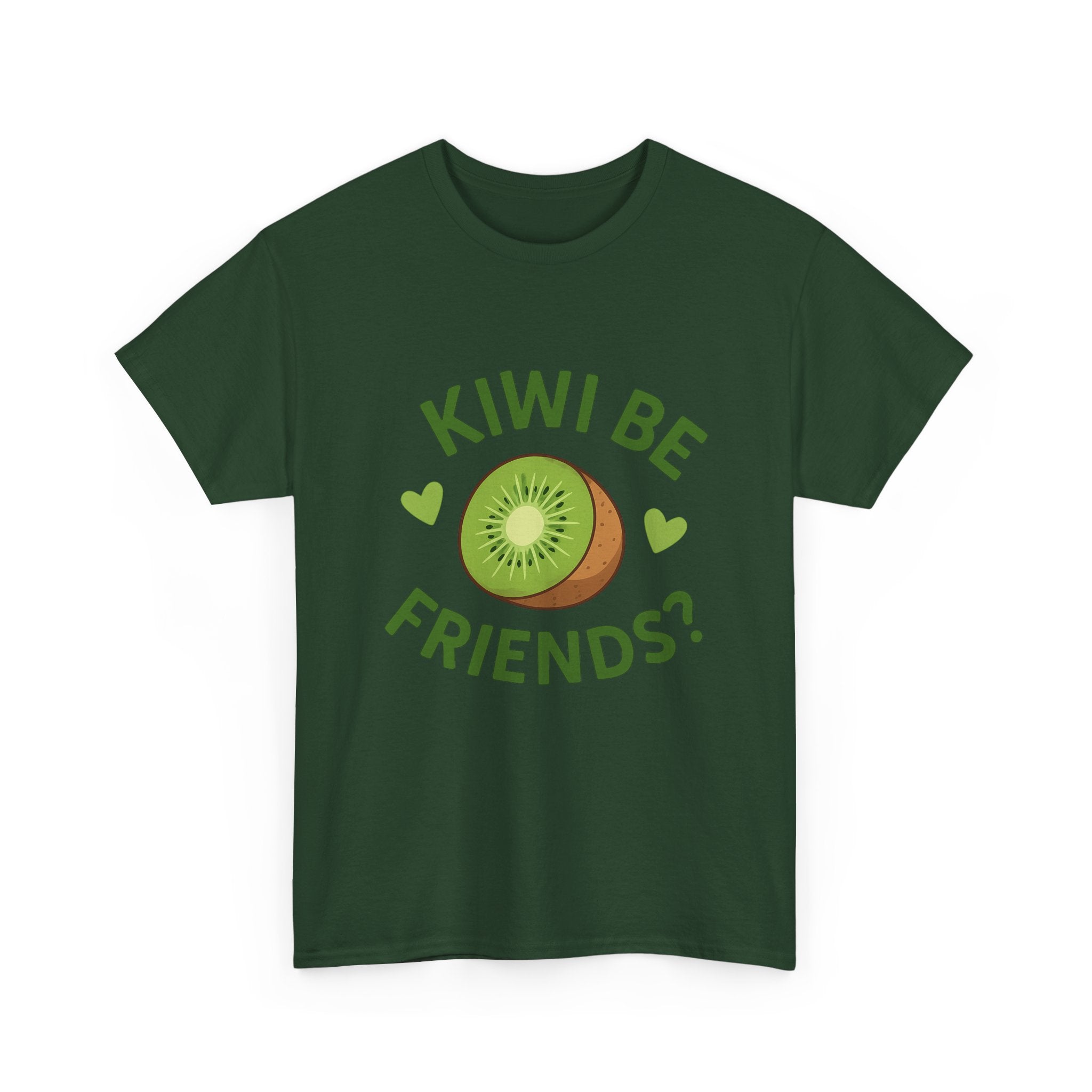 Cute Kiwi Friends Unisex Tee - Fun Graphic T-Shirt for Fruit Lovers, Perfect for Casual Wear, Gifts, Birthdays, and Summer