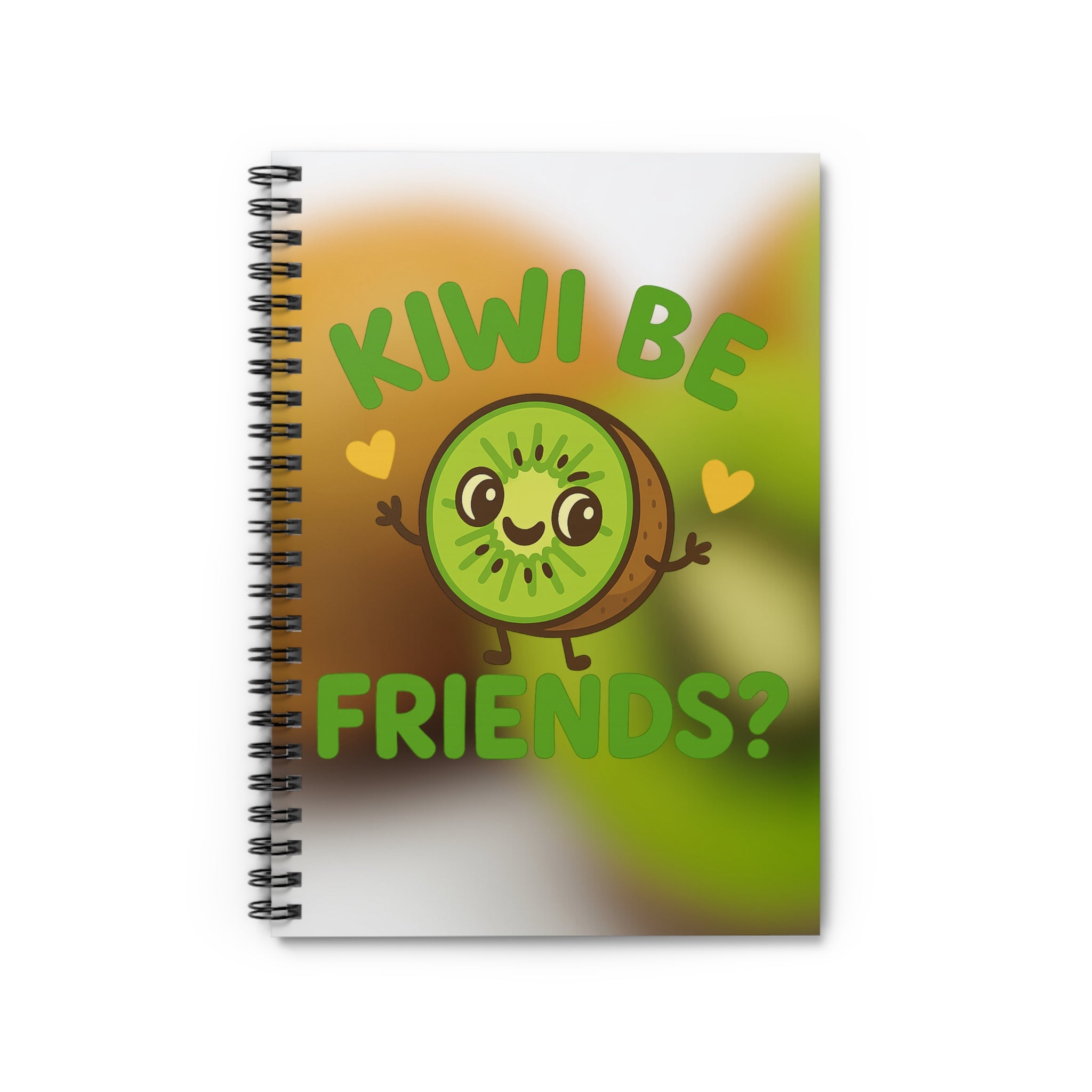 Adorable Kiwi Friends Spiral Notebook - Cute Journal for Kids, School Supplies, Gift for Friends, Fun Note-taking, Stationery