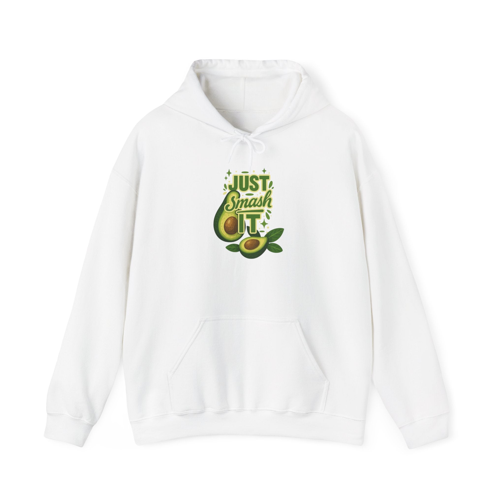 Avocado Lover Hoodie | Just Smash It Sweatshirt, Cute Foodie Gift, Cozy Casual Wear, Fall Fashion, Kitchen Decor