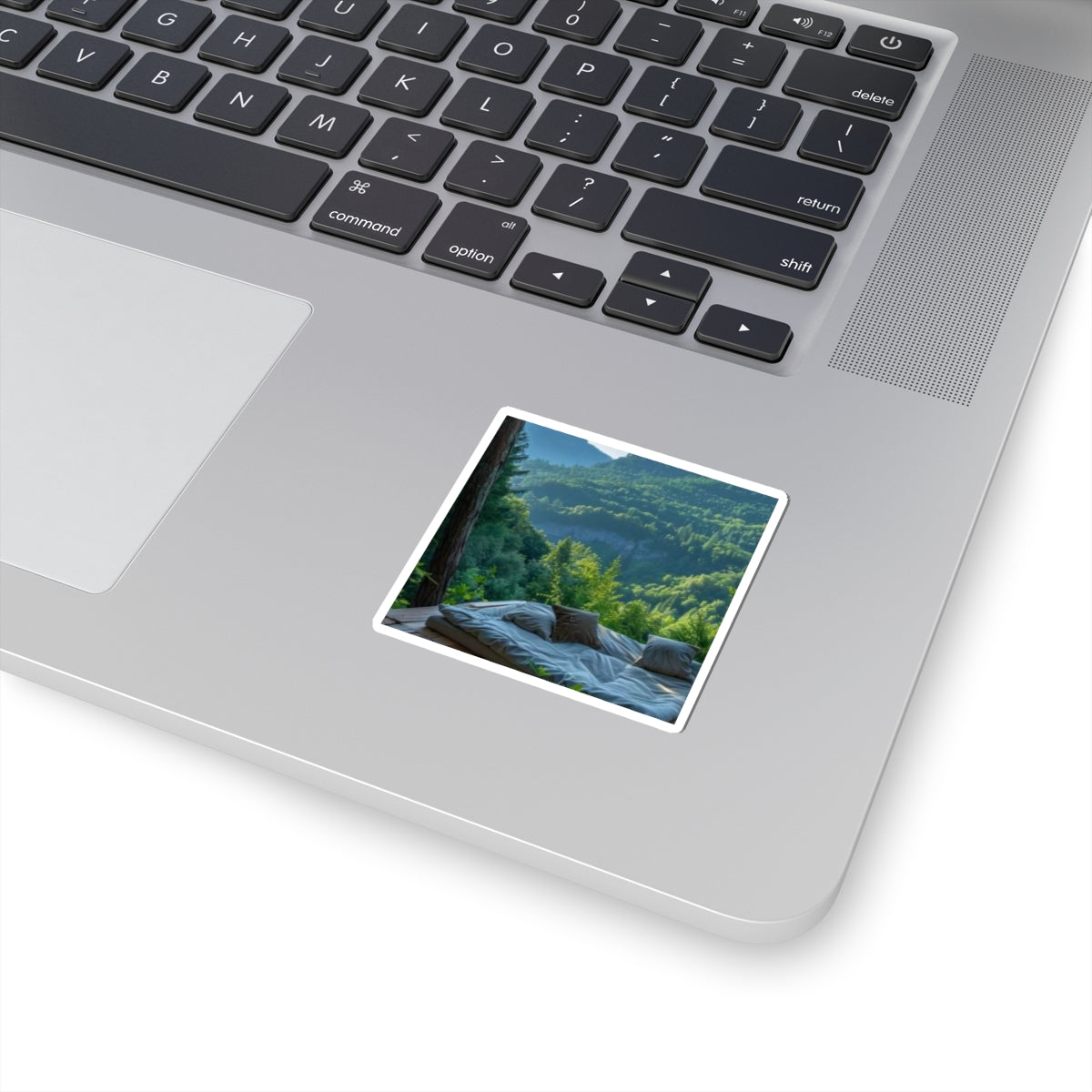 Nature-Inspired Kiss-Cut Stickers, Eco-Friendly Stickers, Laptop Decor, Forest Stickers, Gift for Nature Lovers, Outdoor Enthusiast