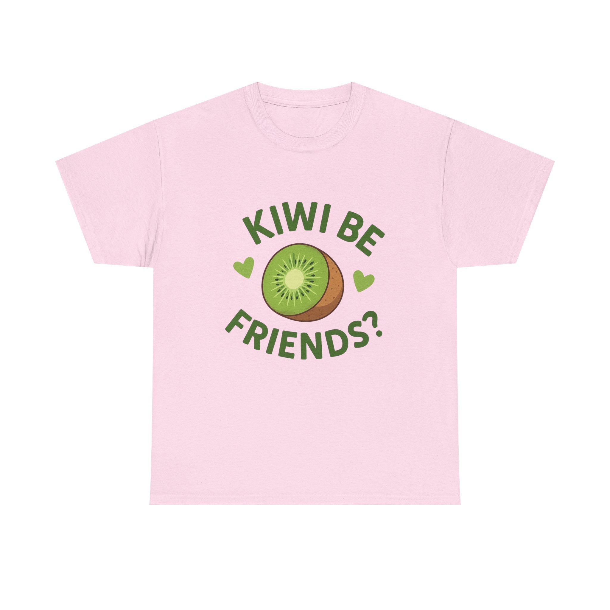 Cute Kiwi Friends Unisex Tee - Fun Graphic T-Shirt for Fruit Lovers, Perfect for Casual Wear, Gifts, Birthdays, and Summer
