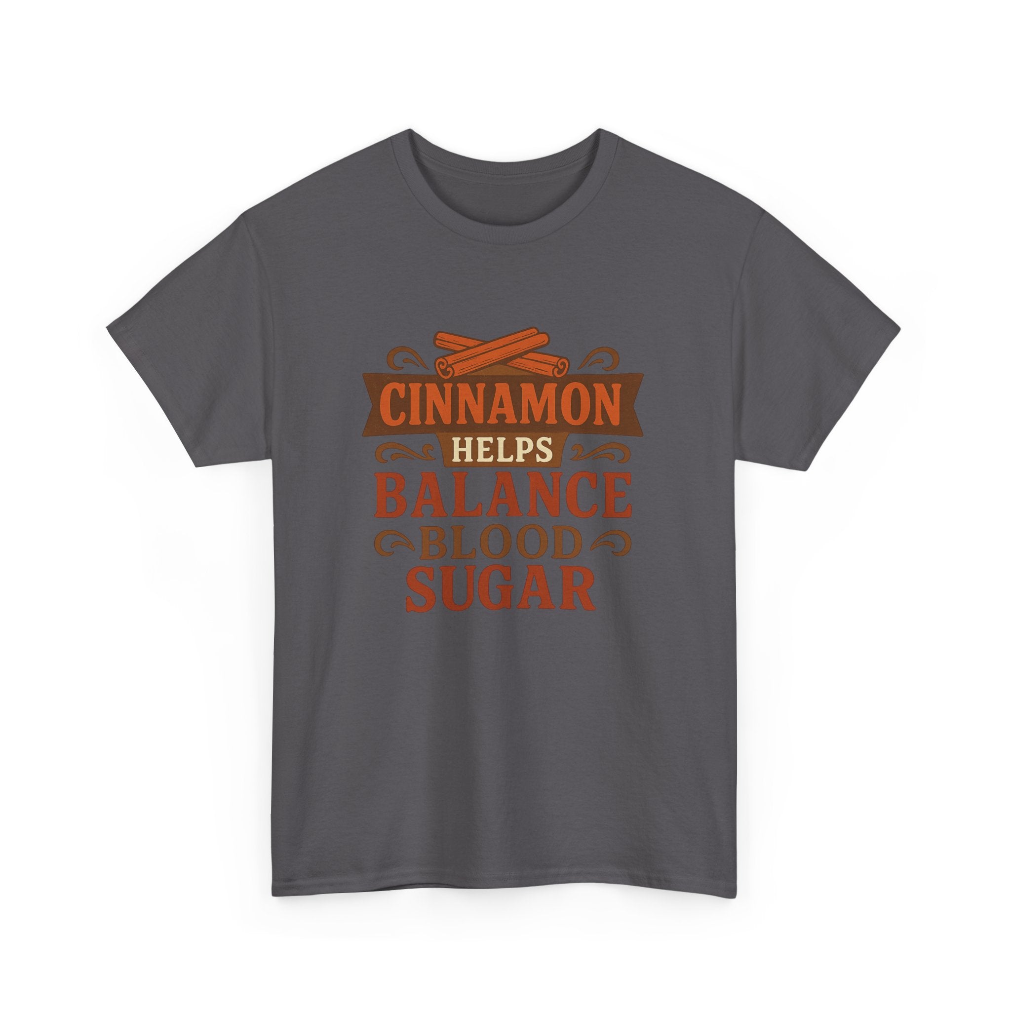 Cinnamon Wellness Tee - Balance Blood Sugar T-Shirt, Health Gift, Unisex Cotton Shirt, Herbal Remedies Apparel, Gift for Health Enthusiasts