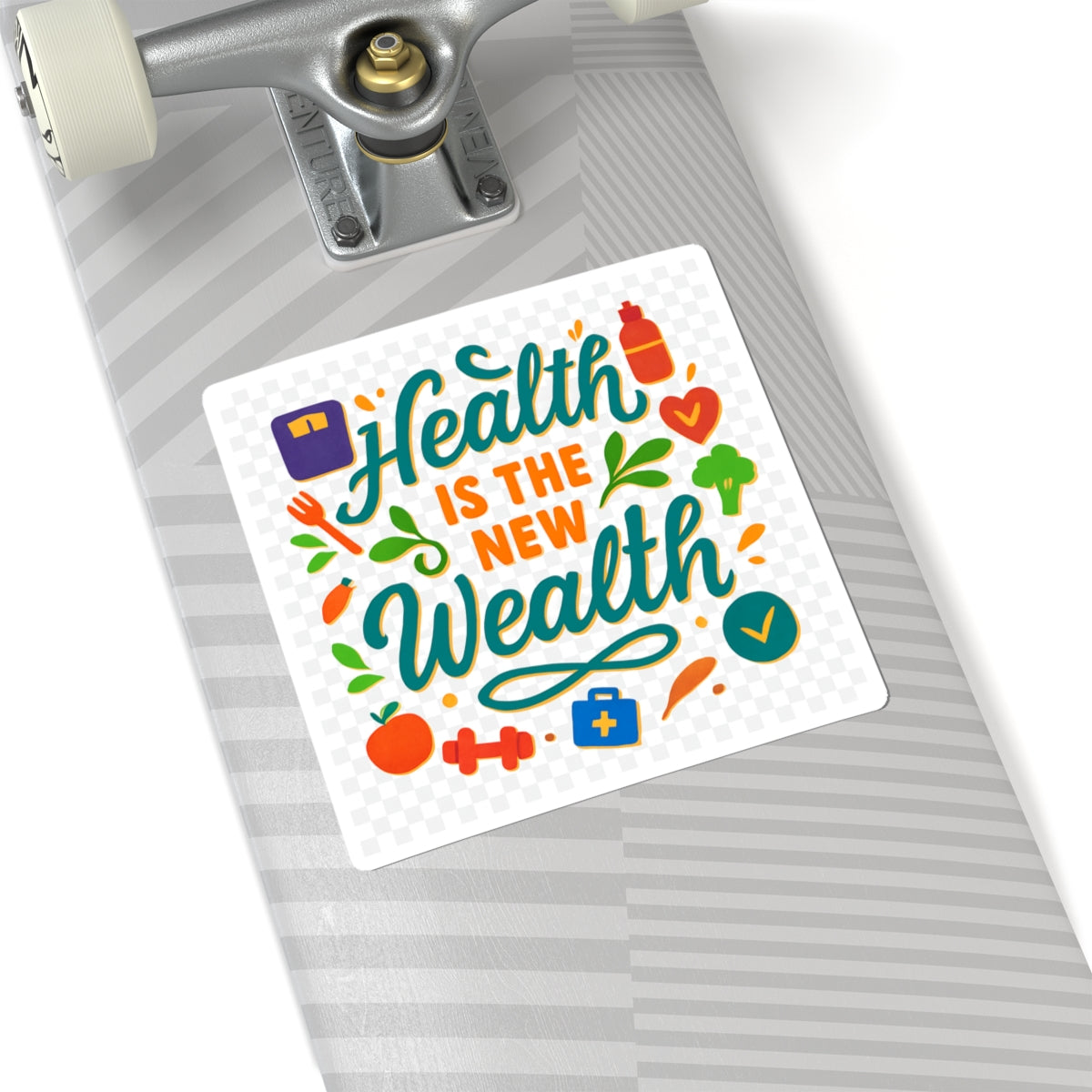 Health is the New Wealth Stickers, Motivational Stickers, Wellness Reminder Decals, Fitness Enthusiast Gifts, Healthy Lifestyle Accessories