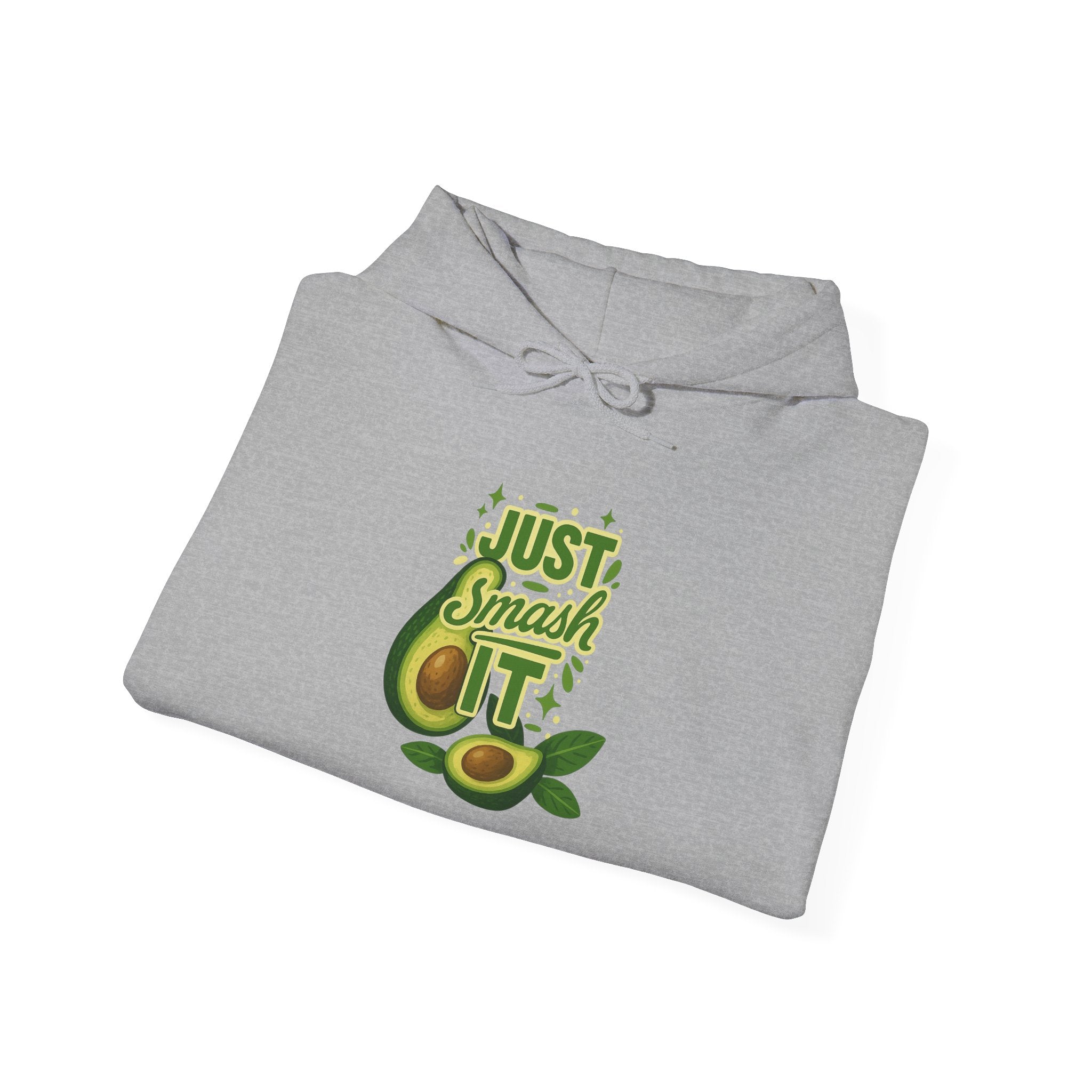 Avocado Lover Hoodie | Just Smash It Sweatshirt, Cute Foodie Gift, Cozy Casual Wear, Fall Fashion, Kitchen Decor