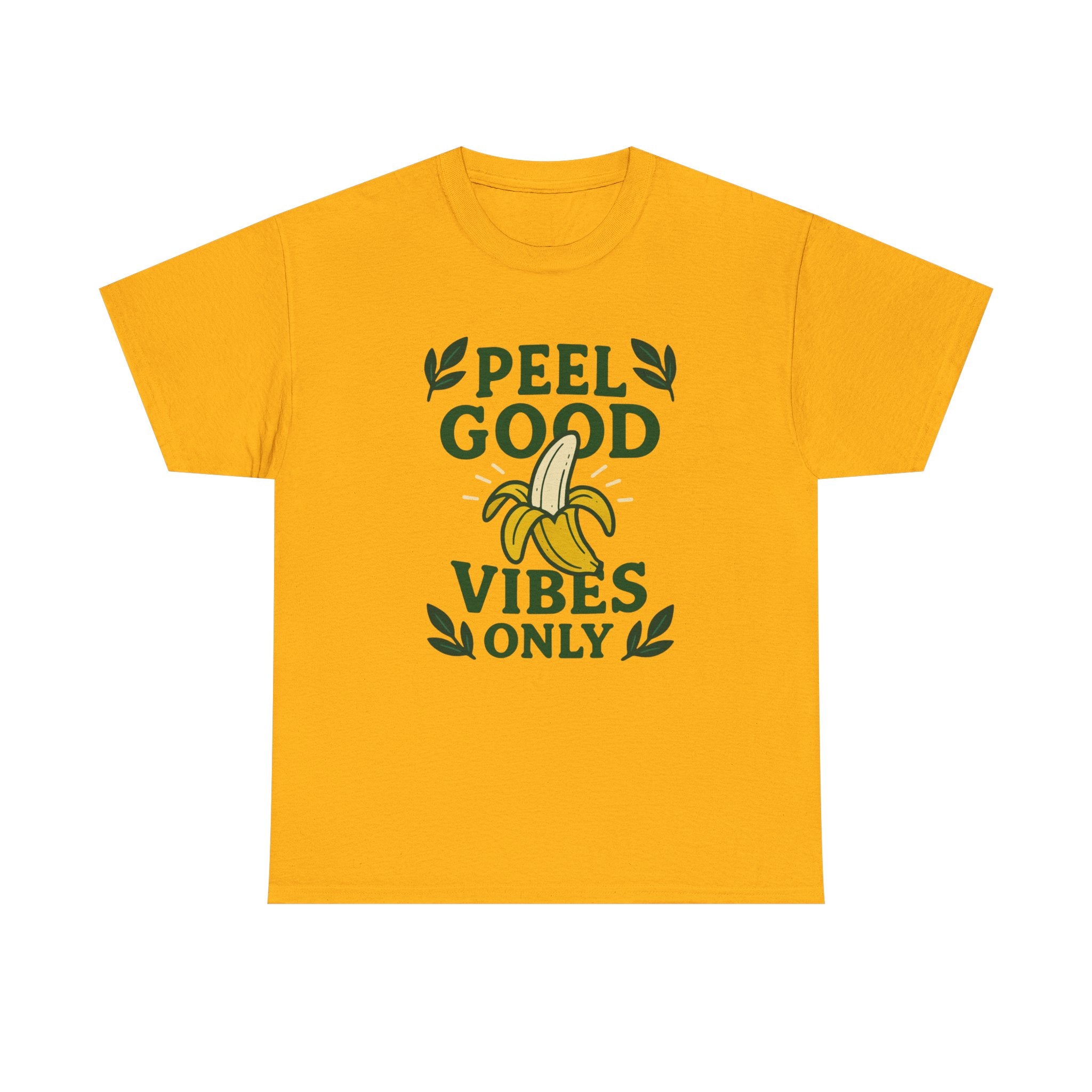 Peel Good Vibes Only Tee, Fun Casual T-Shirt, Summer Vibes Shirt, Gift for Banana Lovers, Cute Graphic Tee