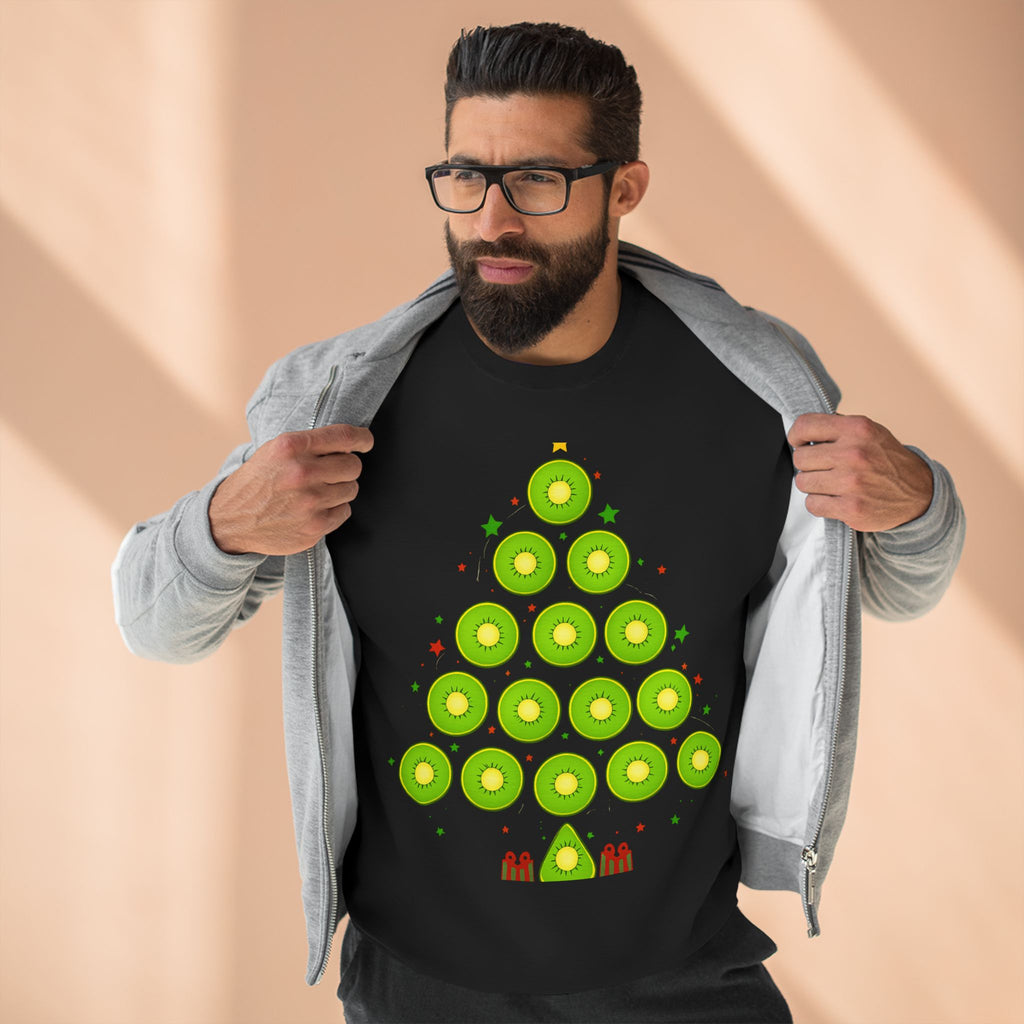 Avocado Christmas Tree Sweatshirt — Festive Holiday Crewneck