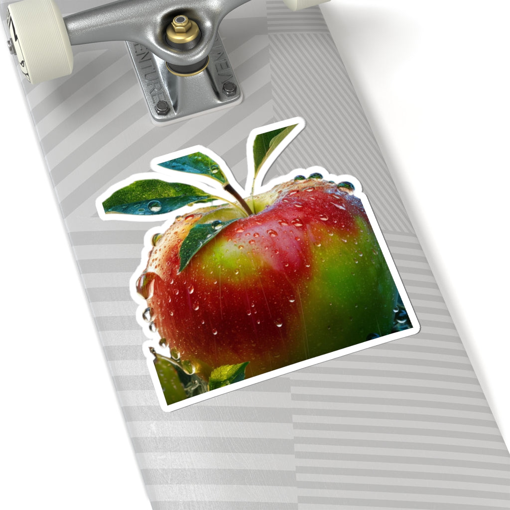 Vibrant Apple Kiss-Cut Stickers - Perfect for Laptops, Journals, Water Bottles, Gifts, and Home Decor