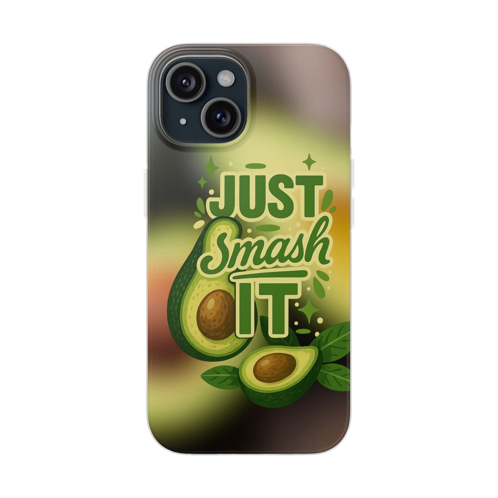 Phone Case - "Just Smash It" Avocado Design