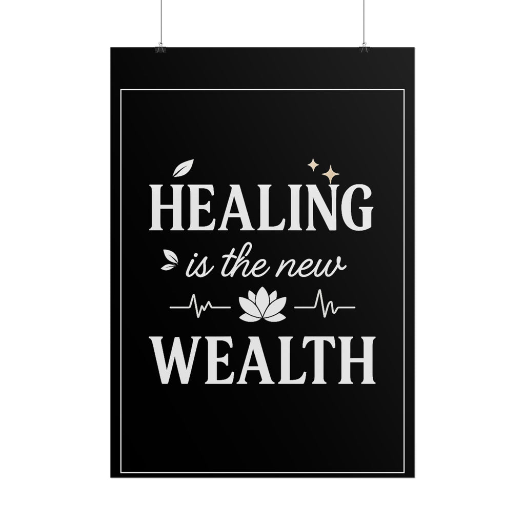 Healing Is the New Wealth Poster
