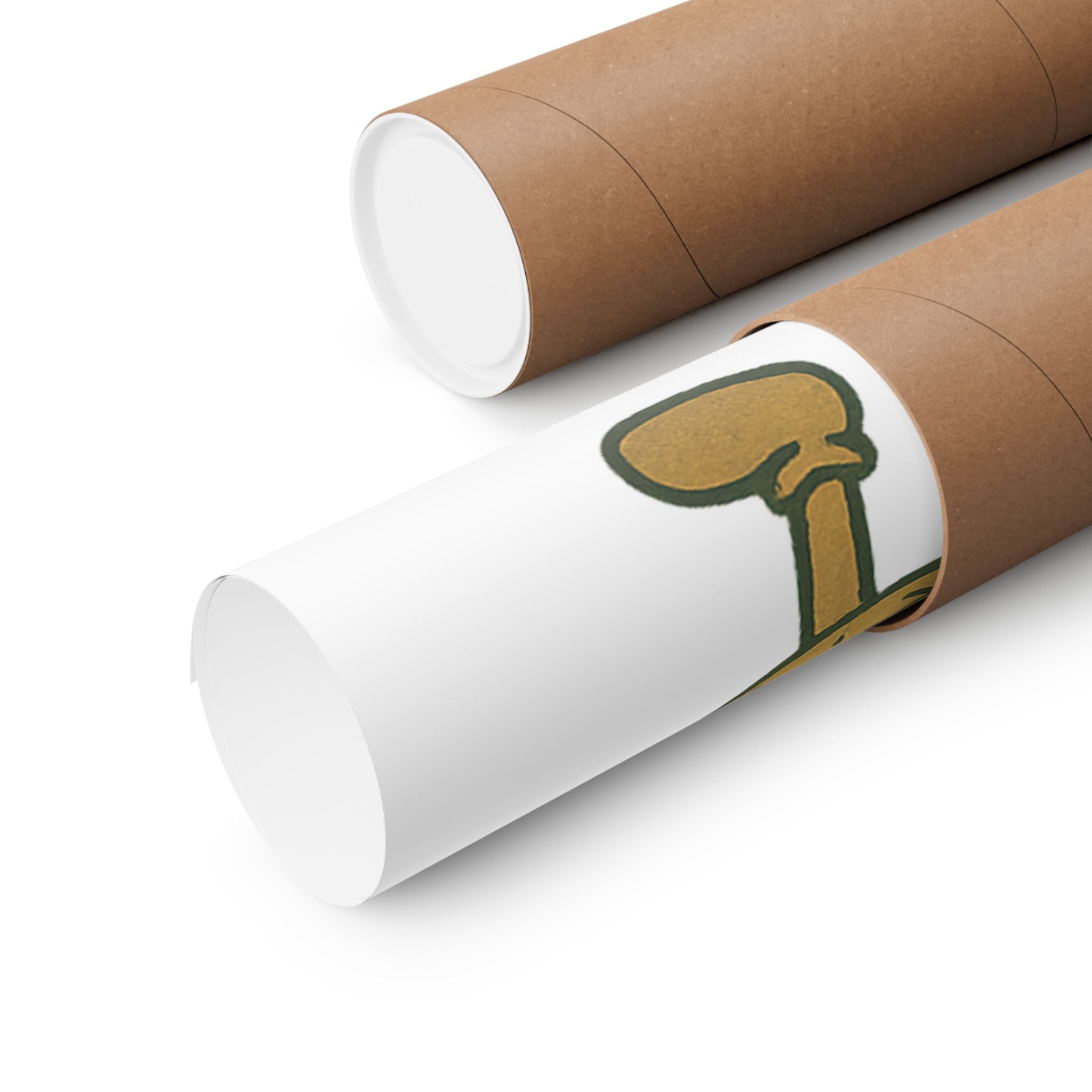 Eat Right Feel Bright Poster — Retro Fruit Kitchen Wall Art