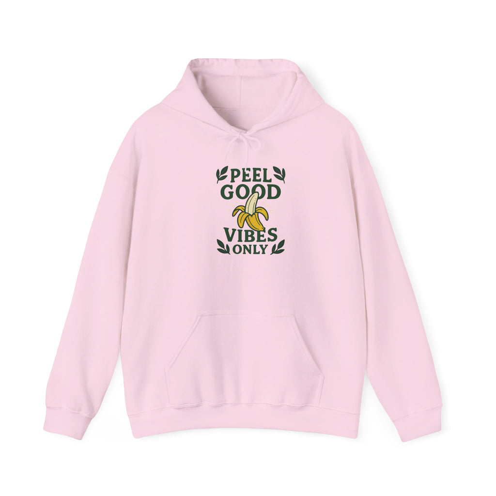 Peel Good Vibes Unisex Hooded Sweatshirt - Fun and Comfy, Perfect for Casual Wear, Gift for Friends, Cozy Relaxation, Banana Lovers