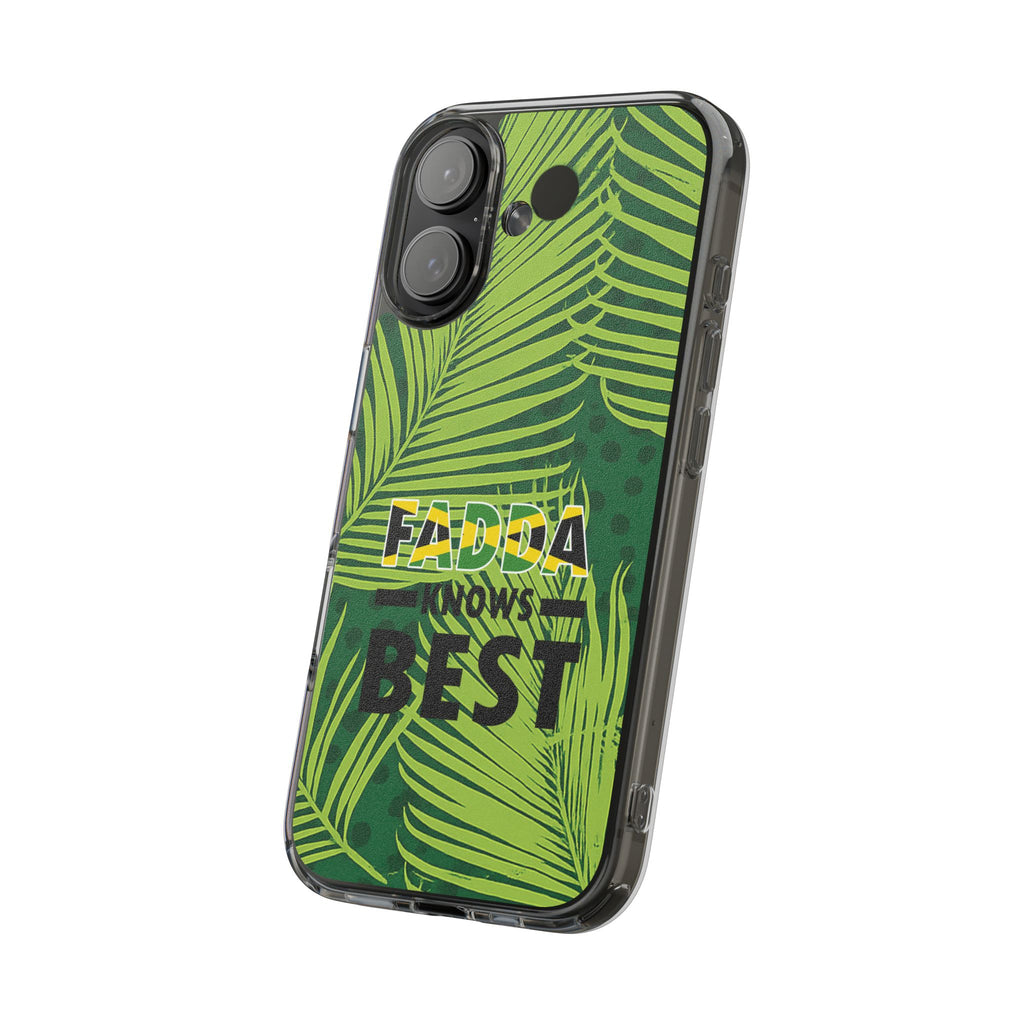 Phone Case — "Padda Knows Best" Tropical Clear Impact-Resistant Case
