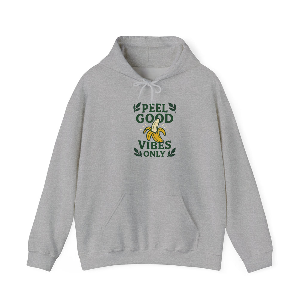 Peel Good Vibes Unisex Hooded Sweatshirt - Fun and Comfy, Perfect for Casual Wear, Gift for Friends, Cozy Relaxation, Banana Lovers