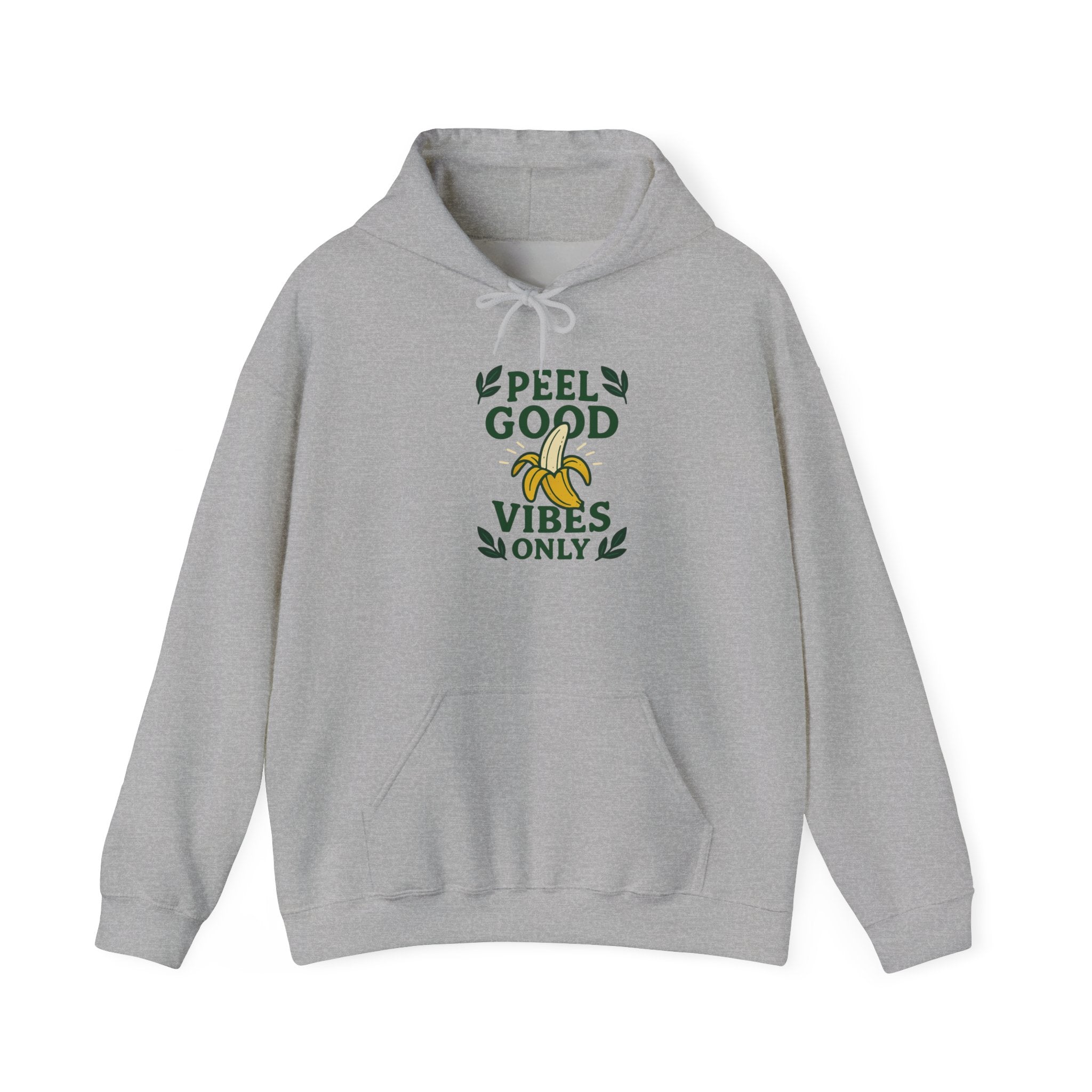 Peel Good Vibes Unisex Hooded Sweatshirt - Fun and Comfy, Perfect for Casual Wear, Gift for Friends, Cozy Relaxation, Banana Lovers
