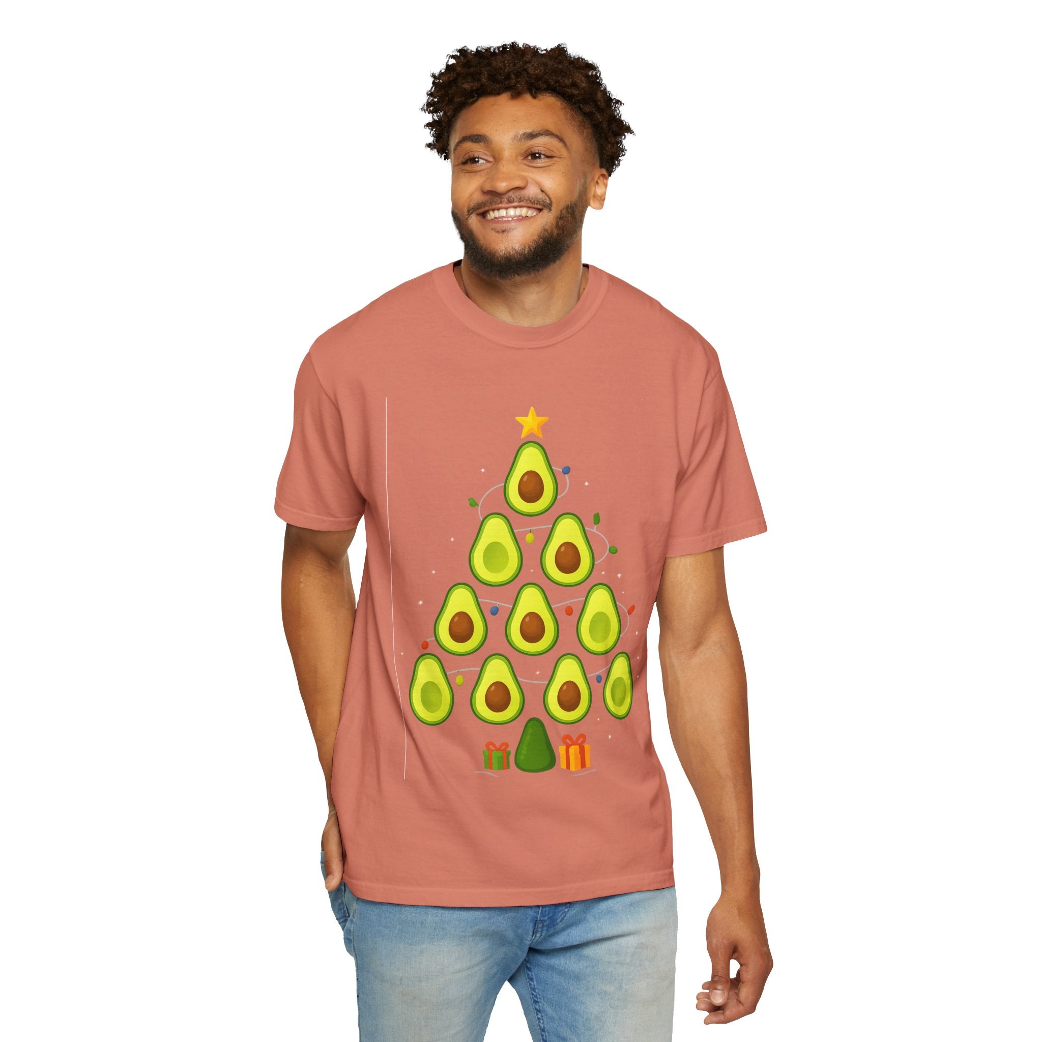 Avocado Christmas Tree T-Shirt — Funny Holiday Avocado Tee