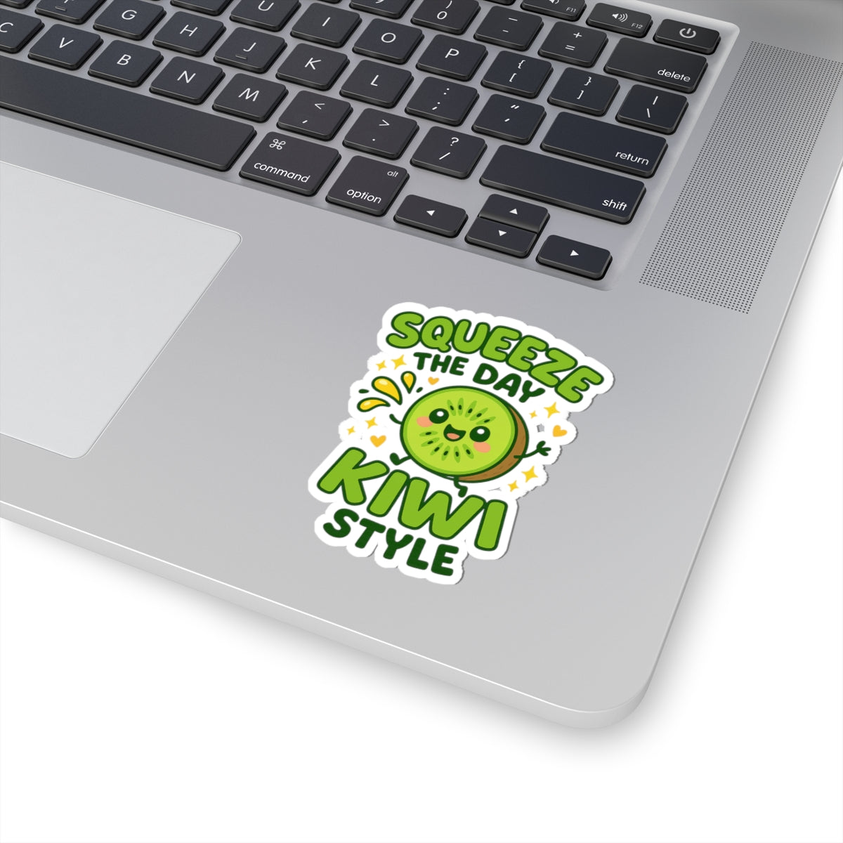 Squeeze the Day Kiwi Style Stickers, Fun Fruit Stickers for Laptops, Water Bottles, Journals, Cute Kiwi Decor, Gift for Fruit Lovers