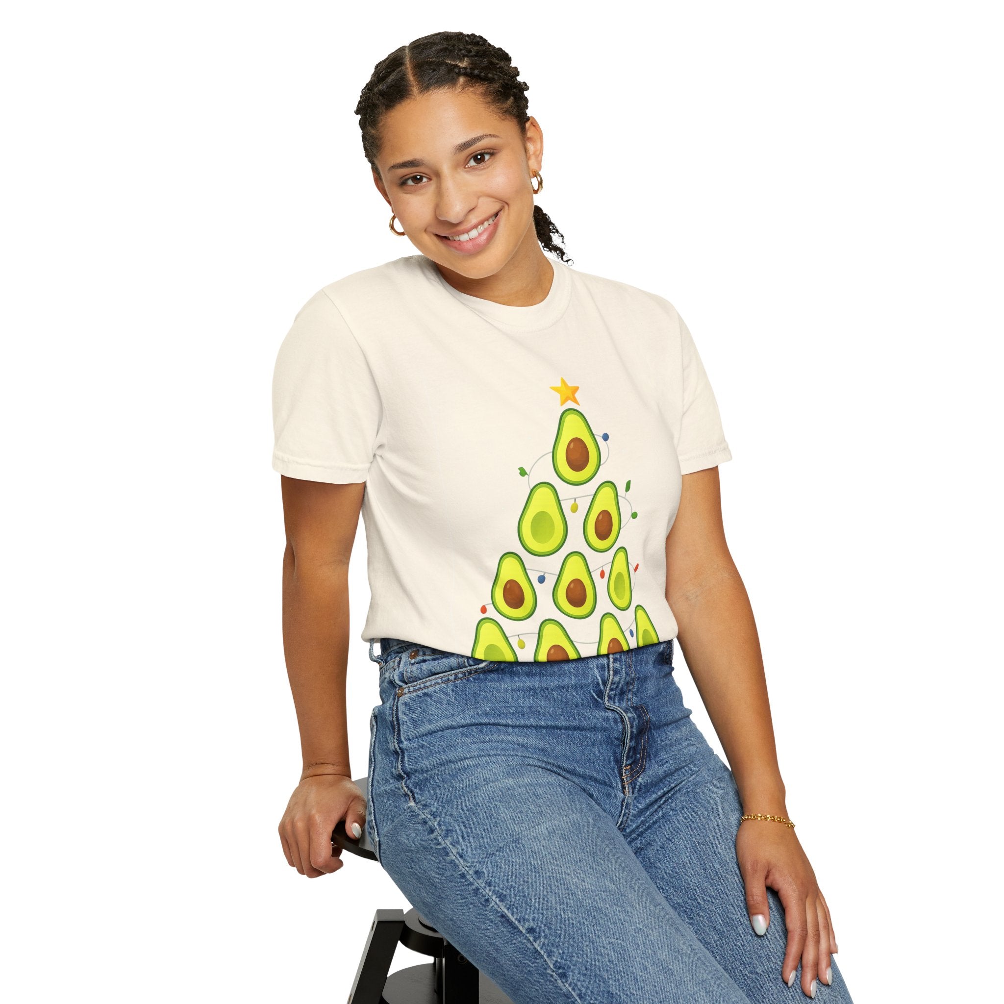 Avocado Christmas Tree T-Shirt — Funny Holiday Avocado Tee